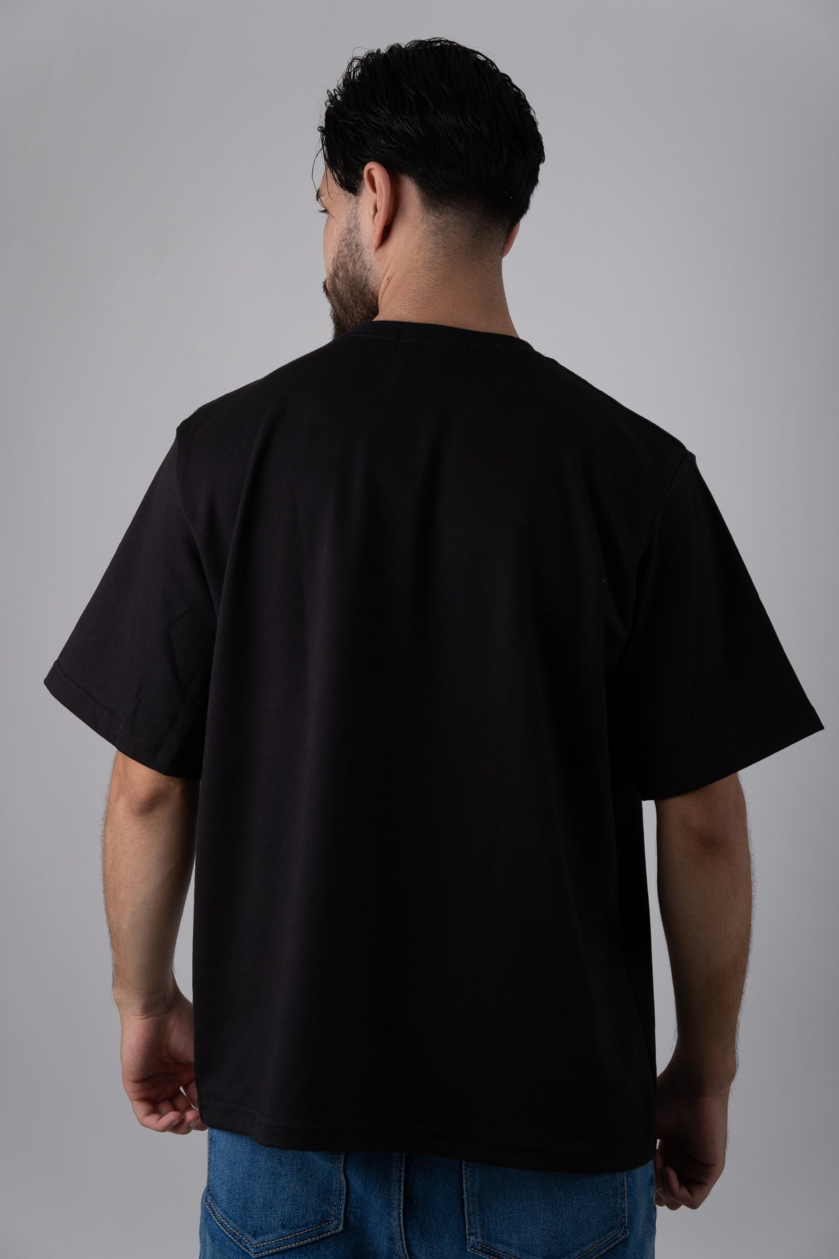 T Shirt Over BT Negro - Voszmen