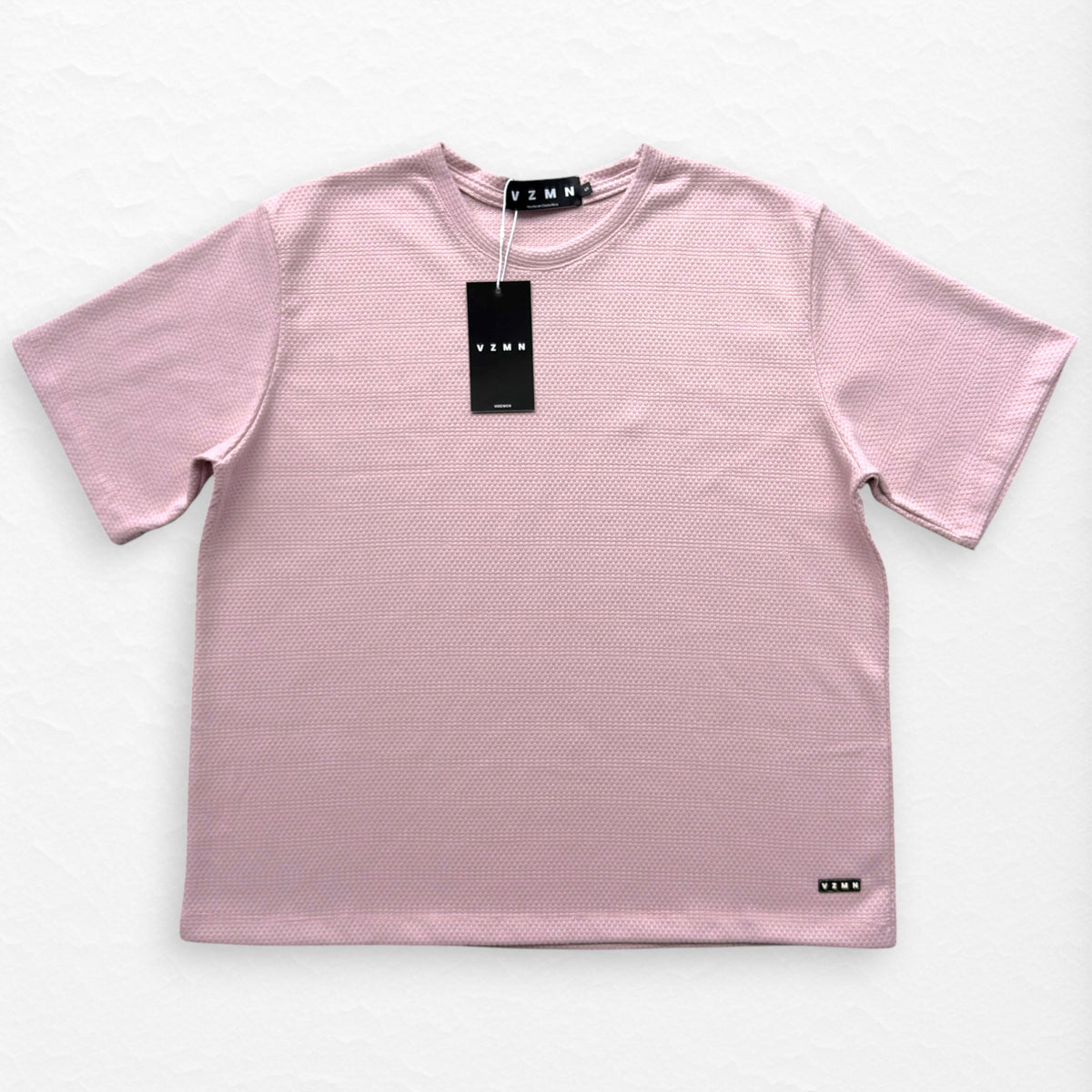 T-Shirt Over Text ch rosa