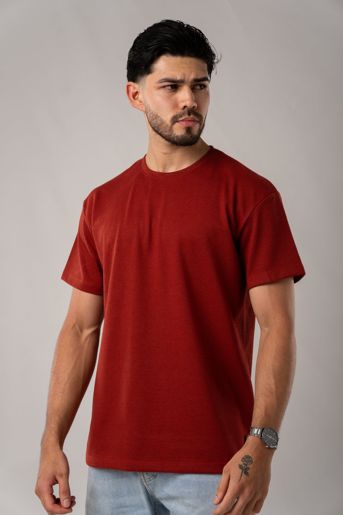 T-Shirt Text D Terracota - Voszmen