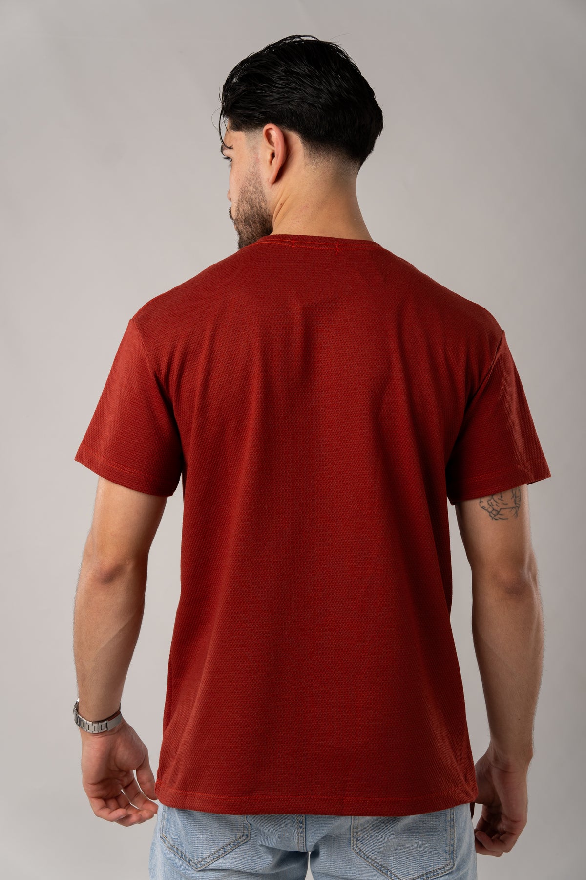 T-Shirt Text D Terracota - Voszmen