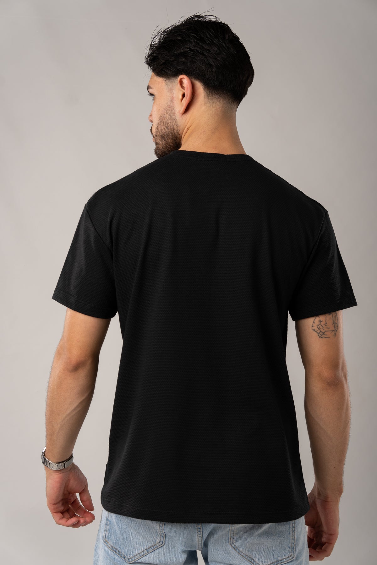 T-Shirt Text D Negro - Voszmen