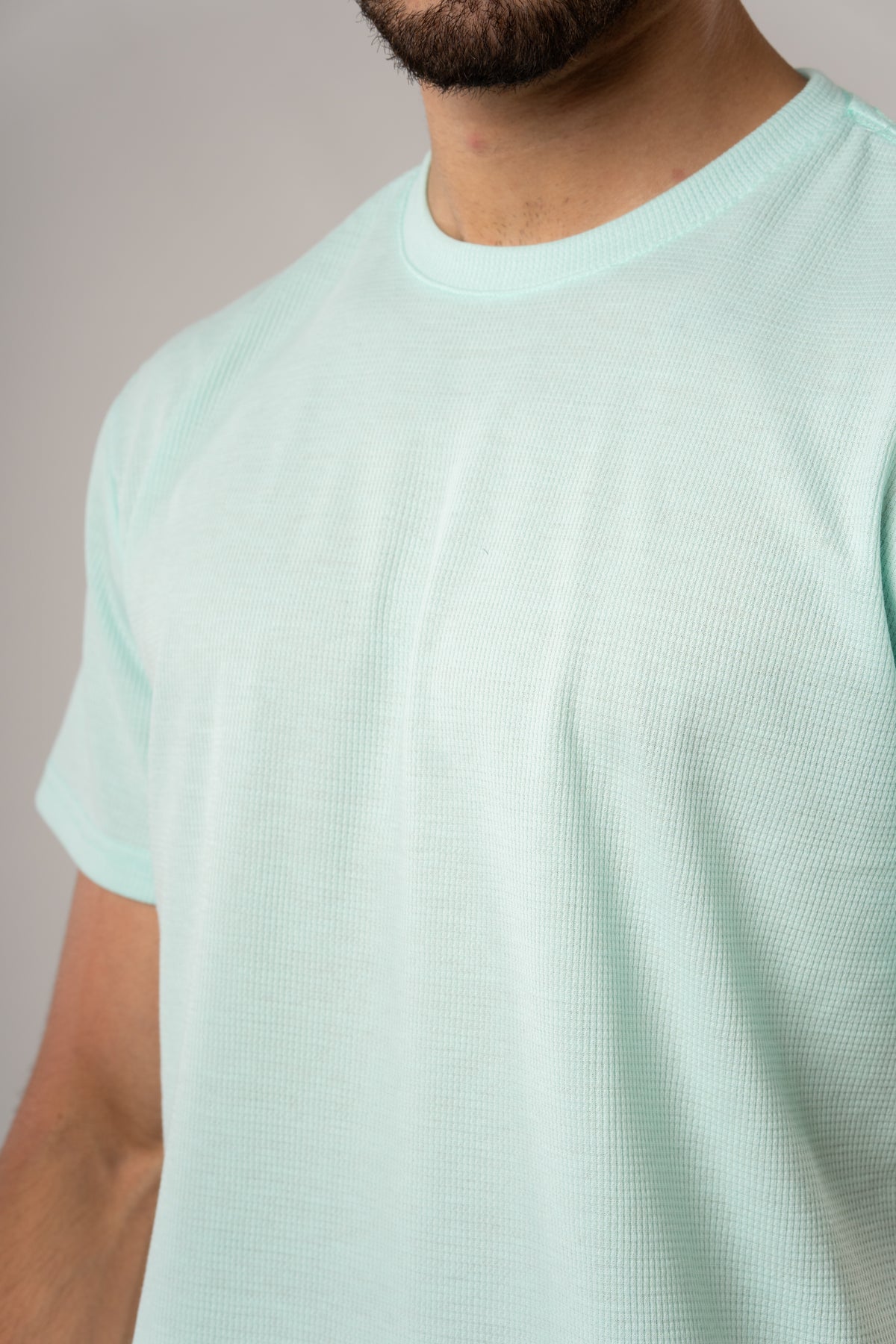 T-Shirt Text M Menta - Voszmen