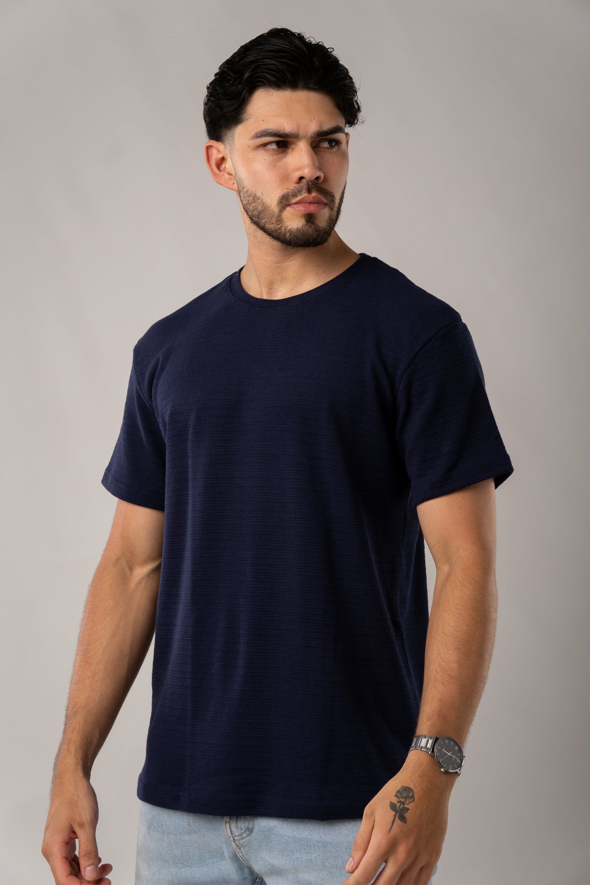 T-Shirt Text N Azul Marino - Voszmen