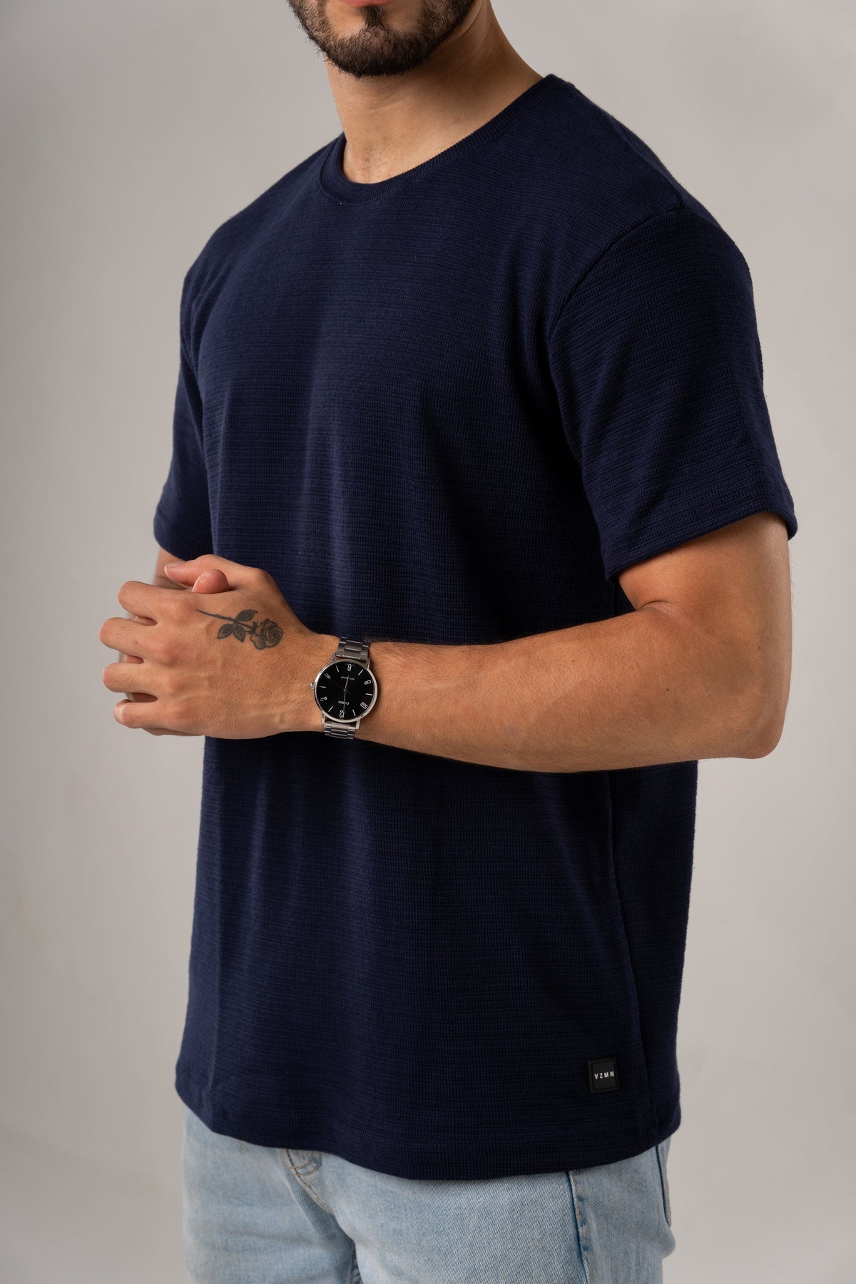 T-Shirt Text N Azul Marino - Voszmen