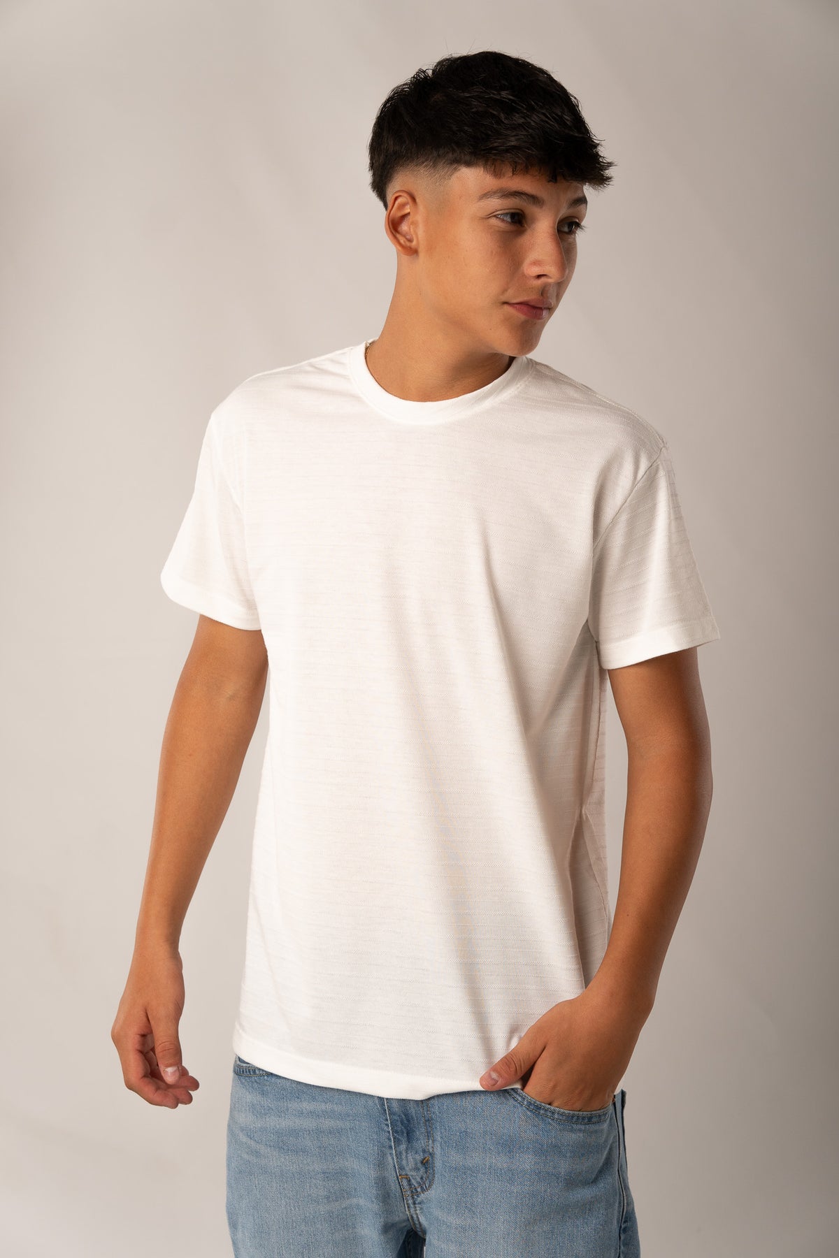 T-Shirt Text LC Blanca - Voszmen