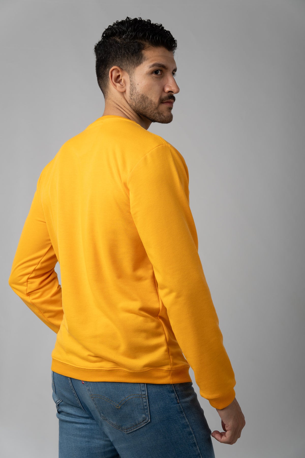 Hoodie Basic Dark Yellow - Voszmen