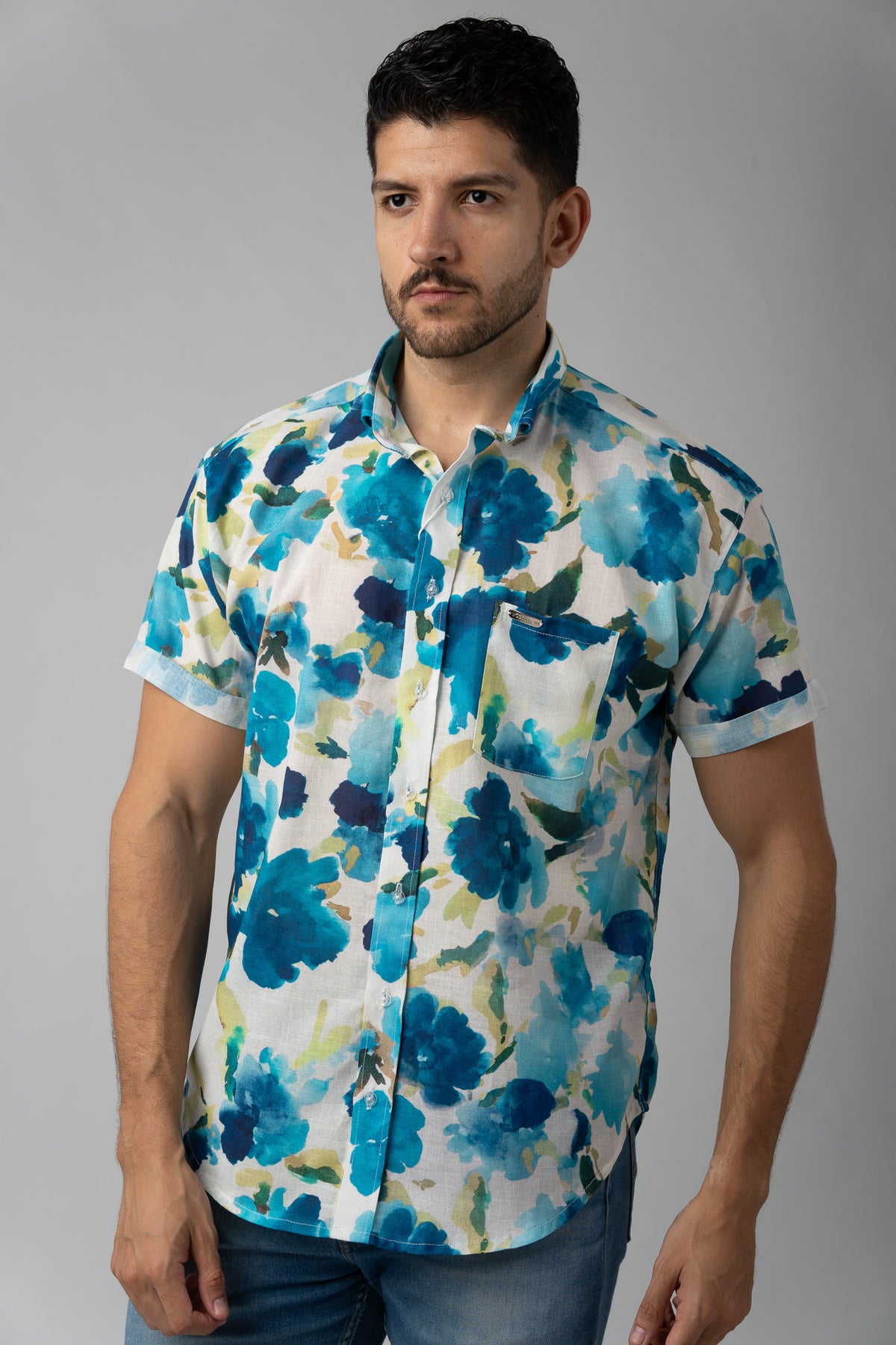 Camisa Button Blue Level - Voszmen
