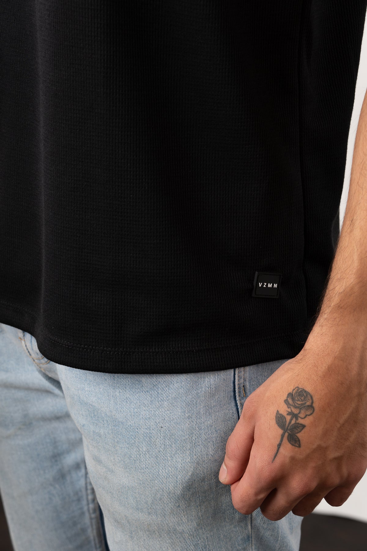 T-Shirt Text M Negro - Voszmen