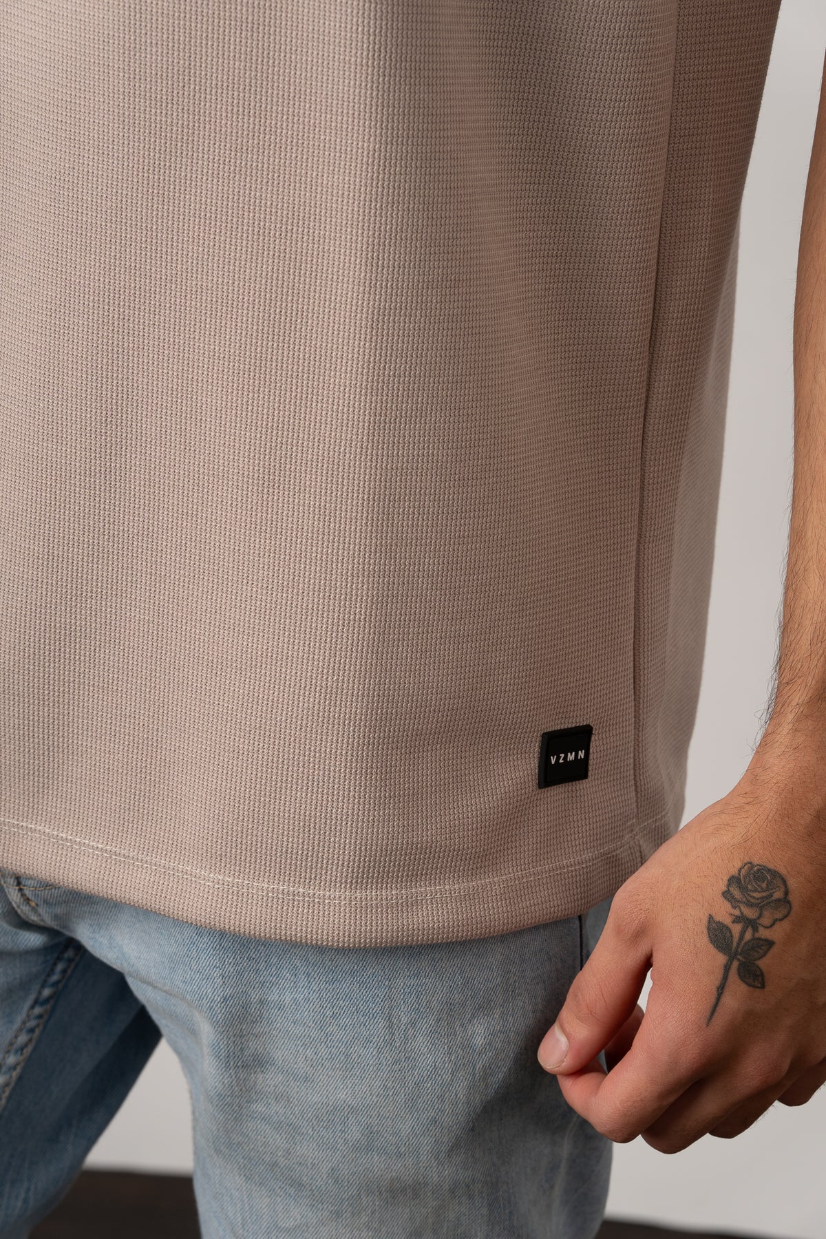 T-Shirt Text F Beige - Voszmen