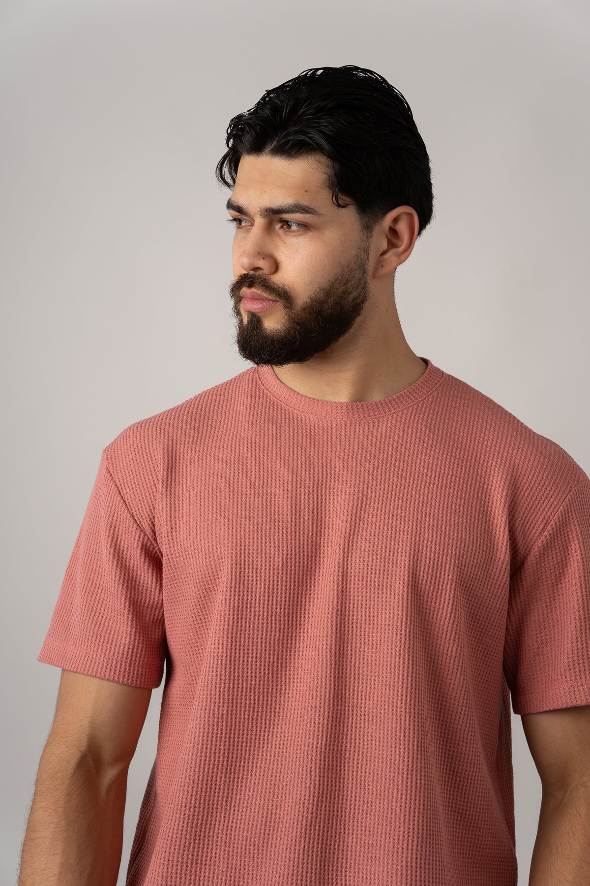 T-Shirt Text Q Dark Rose - Voszmen