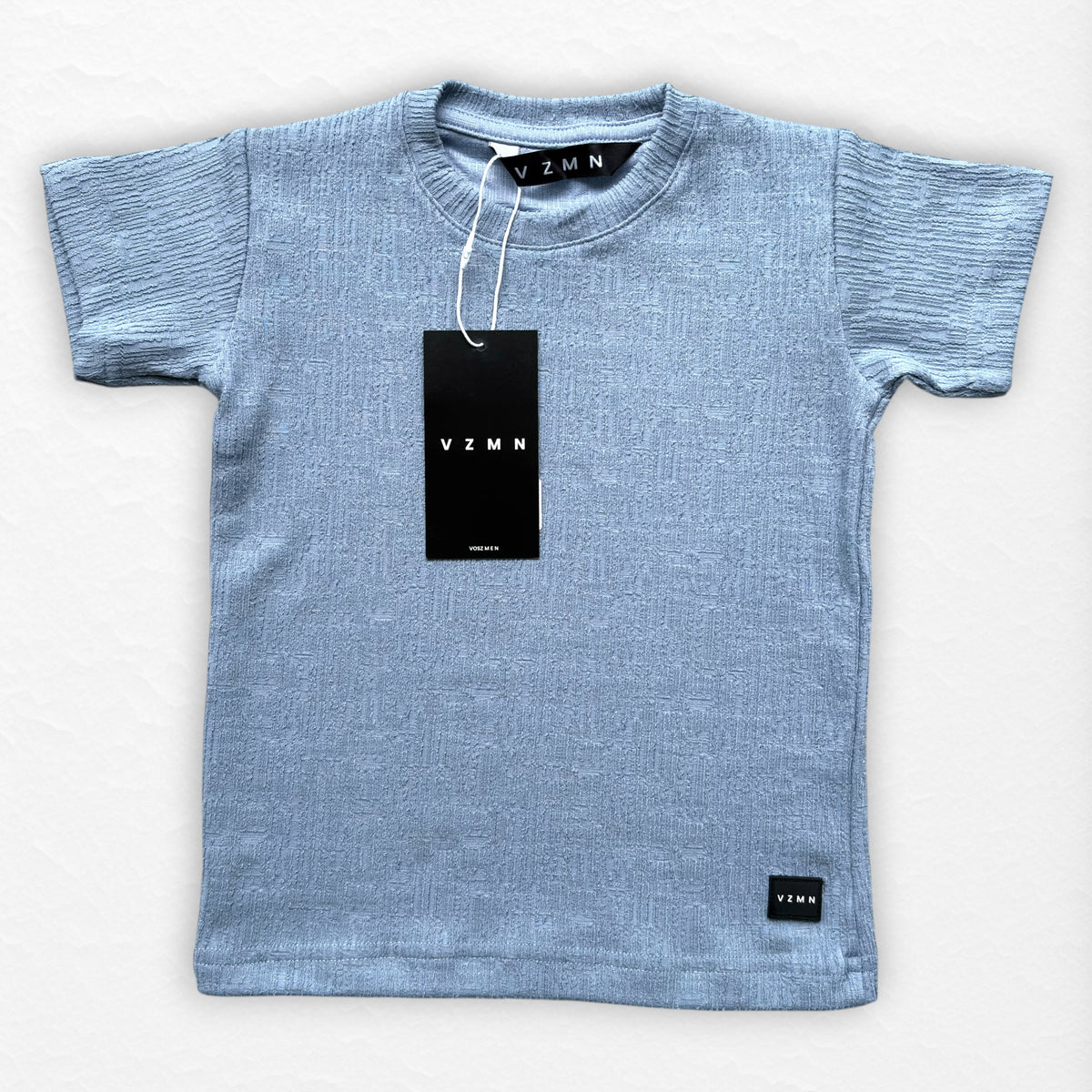 T-Shirt Text CZ Kid celeste - Voszmen
