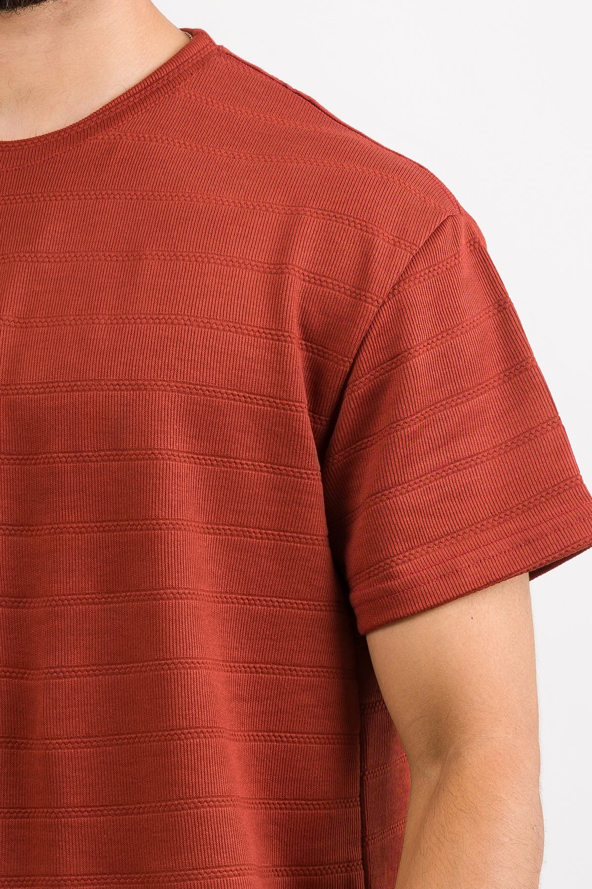 T-Shirt Text H Terracota - Voszmen