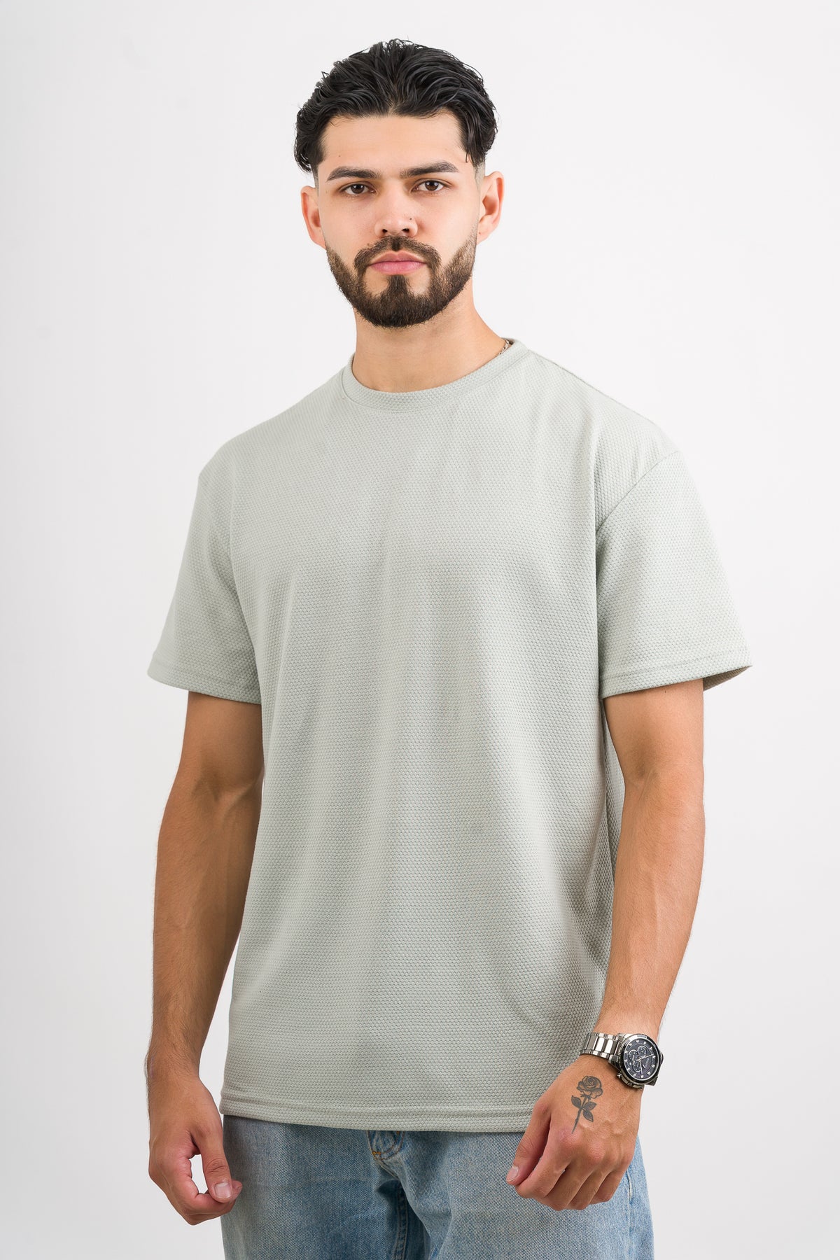 T-Shirt Text D Verde Pastel - Voszmen