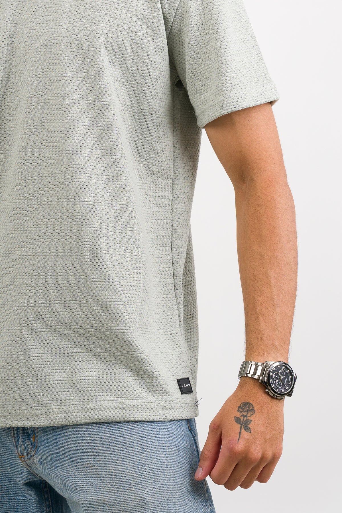 T-Shirt Text Ch Verde Se - Voszmen