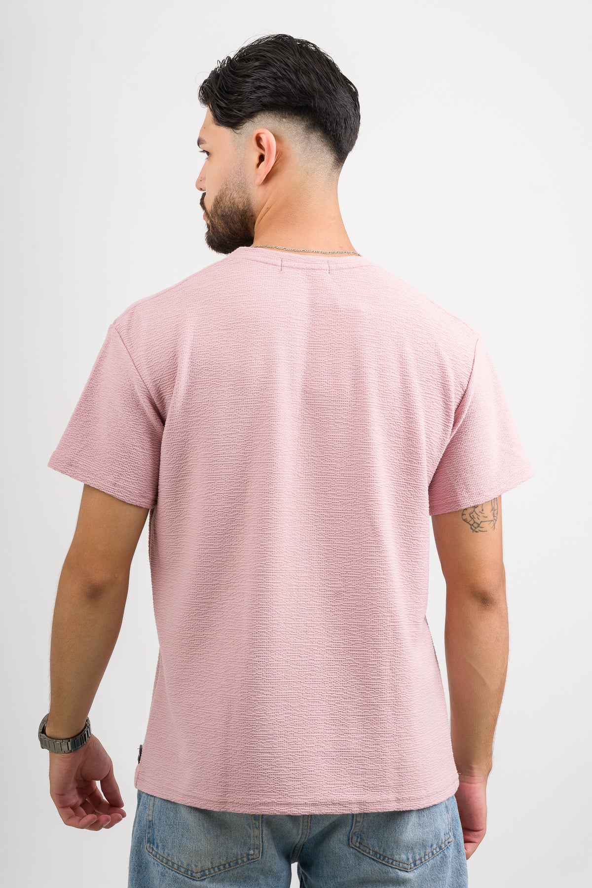 T-Shirt Text Rk Rosa - Voszmen