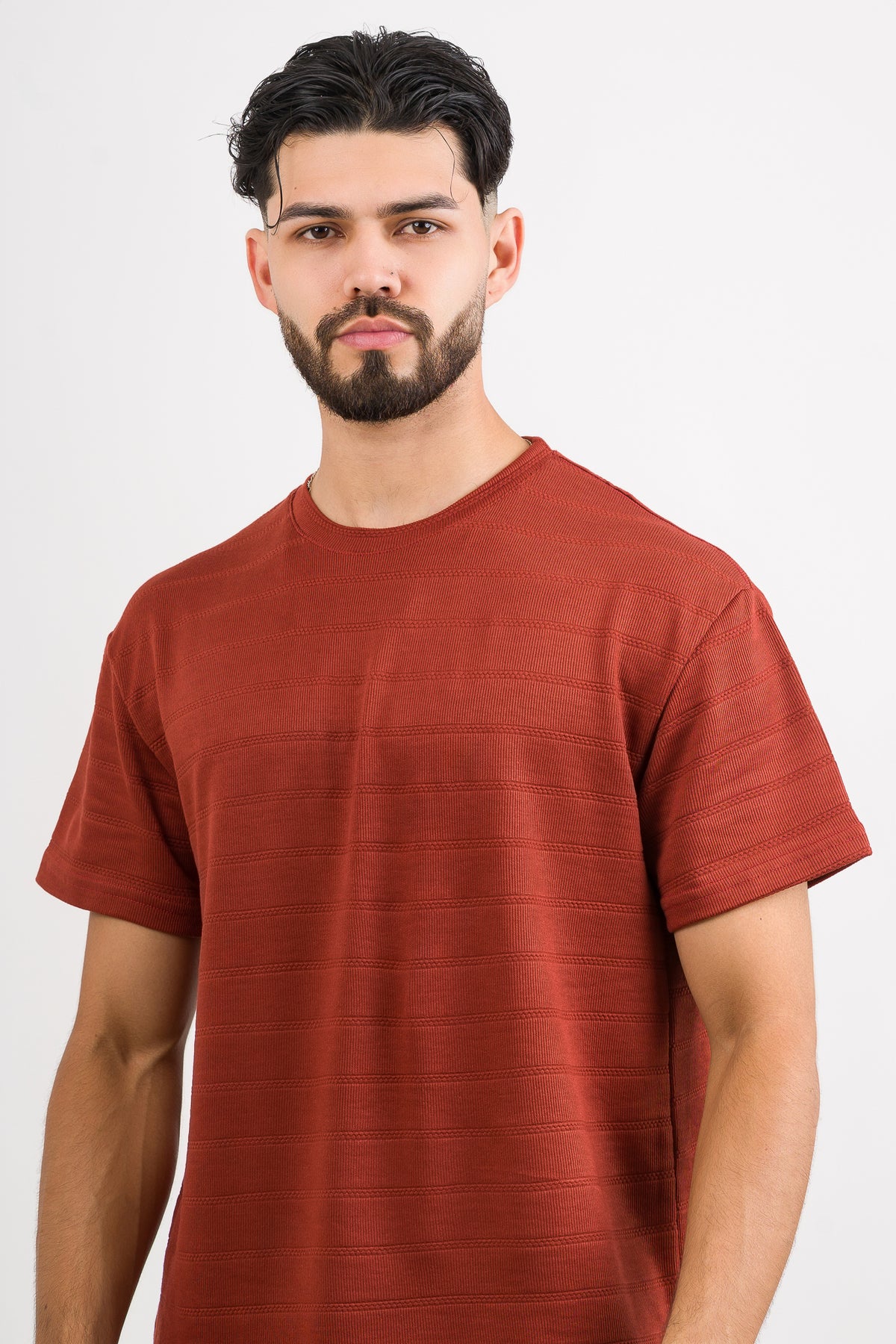 T-Shirt Text H Terracota - Voszmen