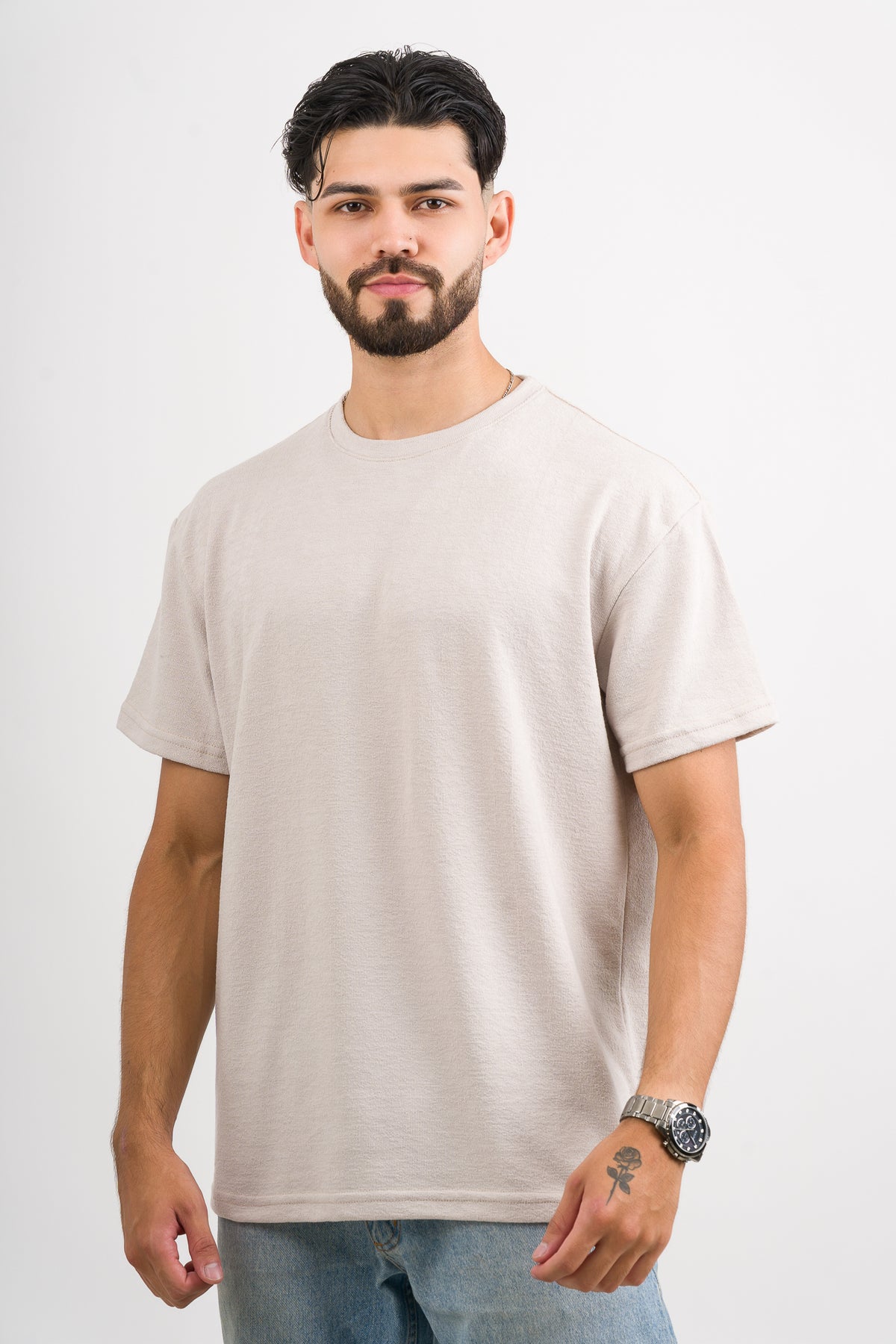 T-Shirt Text DL Beige - Voszmen
