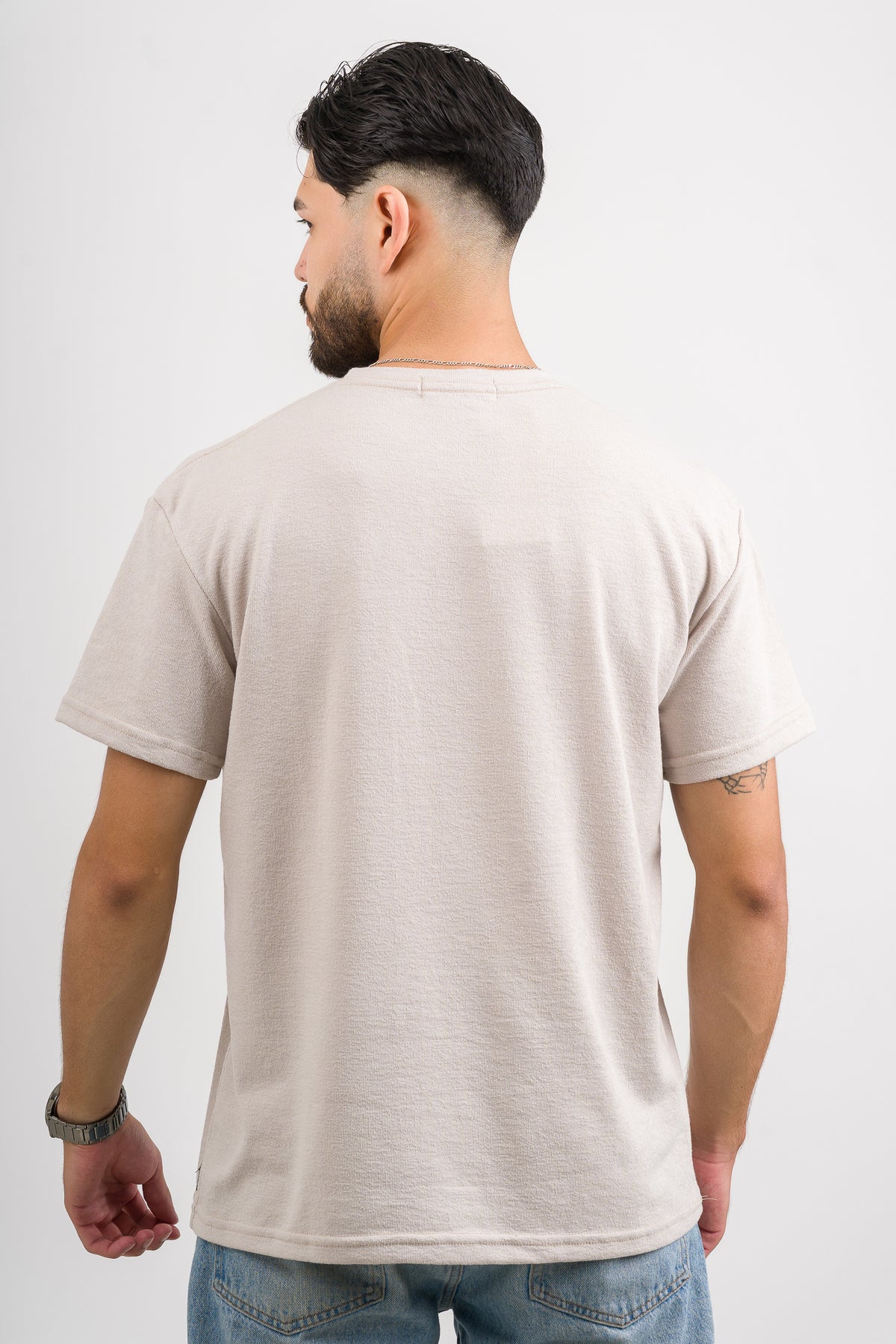 T-Shirt Text DL Beige - Voszmen
