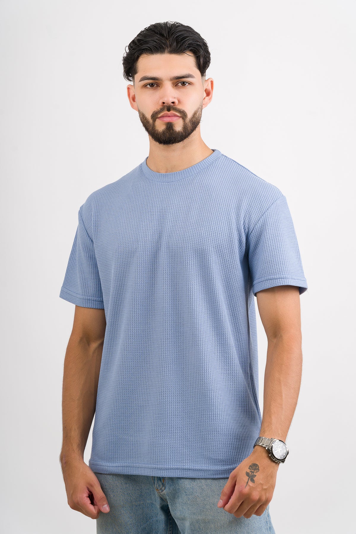T-Shirt Text Q Celeste - Voszmen