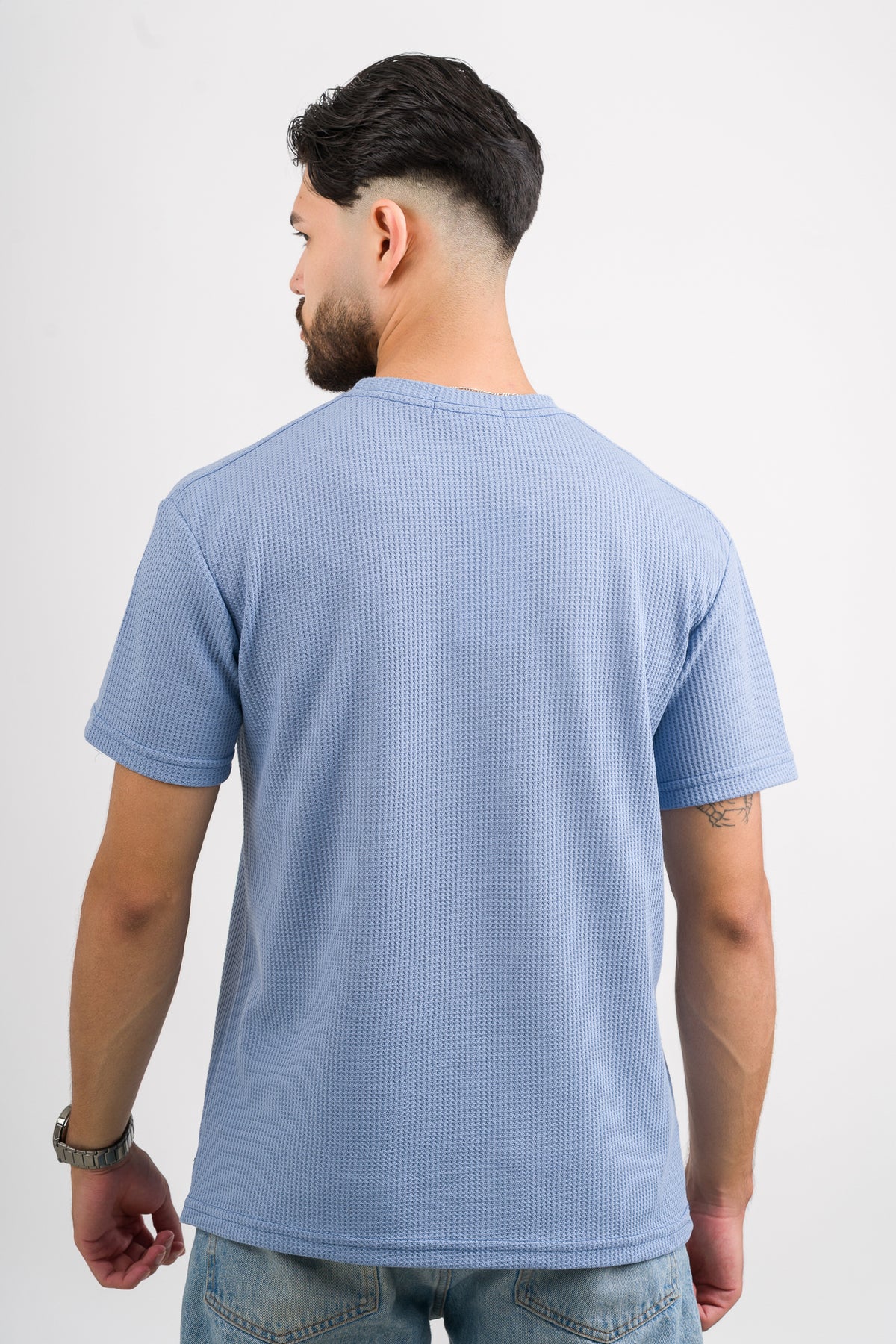 T-Shirt Text Q Celeste - Voszmen