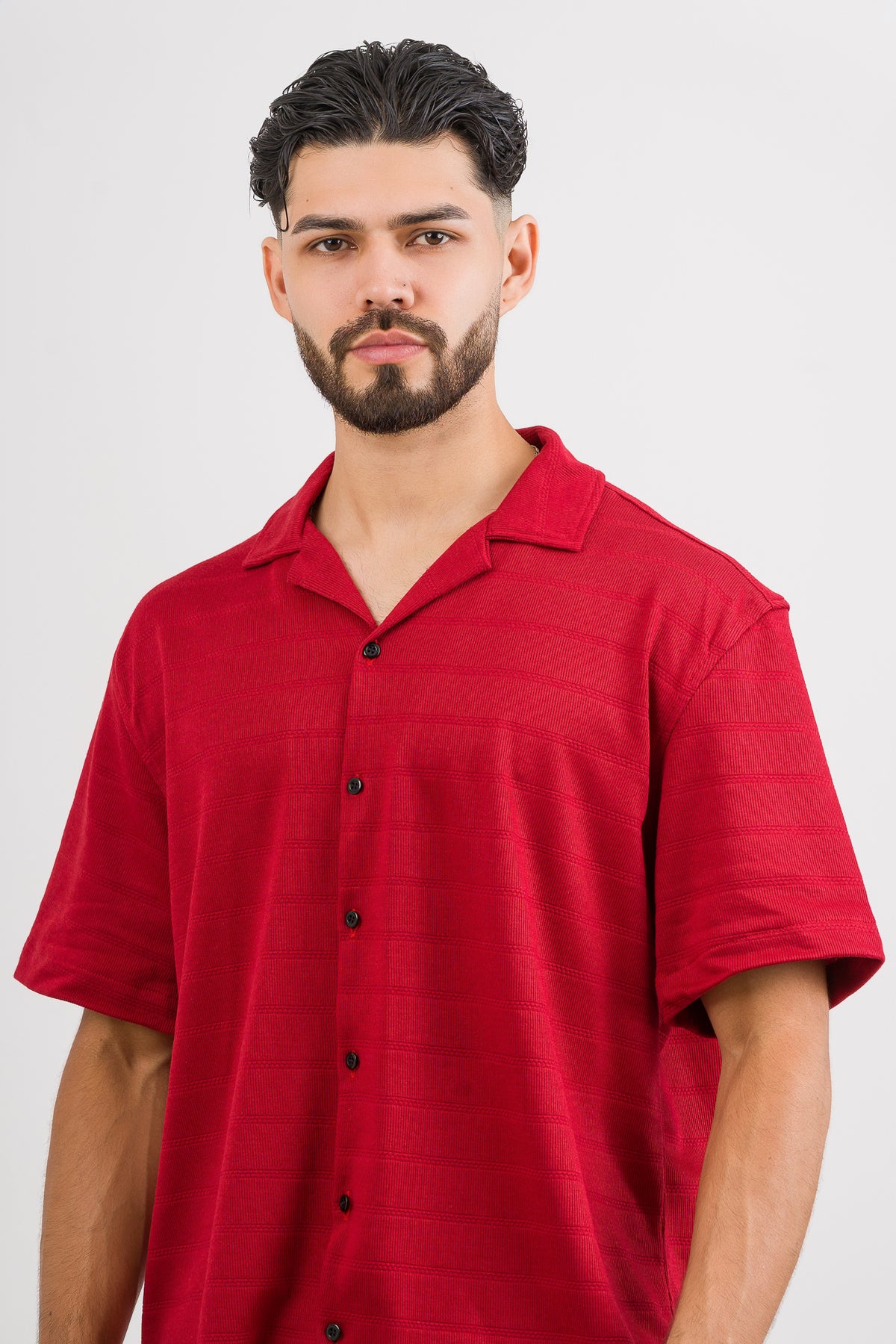 Camisa Text H Roja - Voszmen