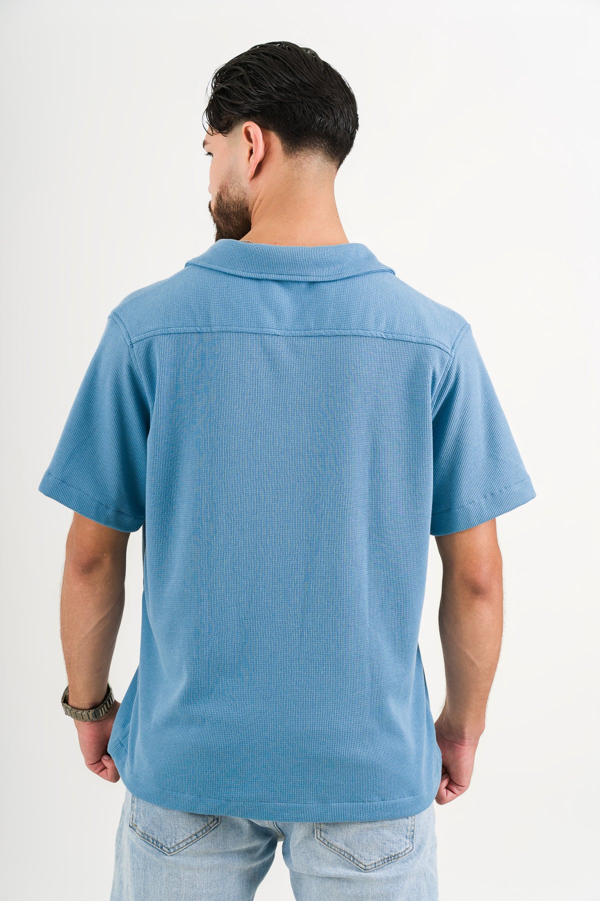 Camisa Text M Celeste - Voszmen