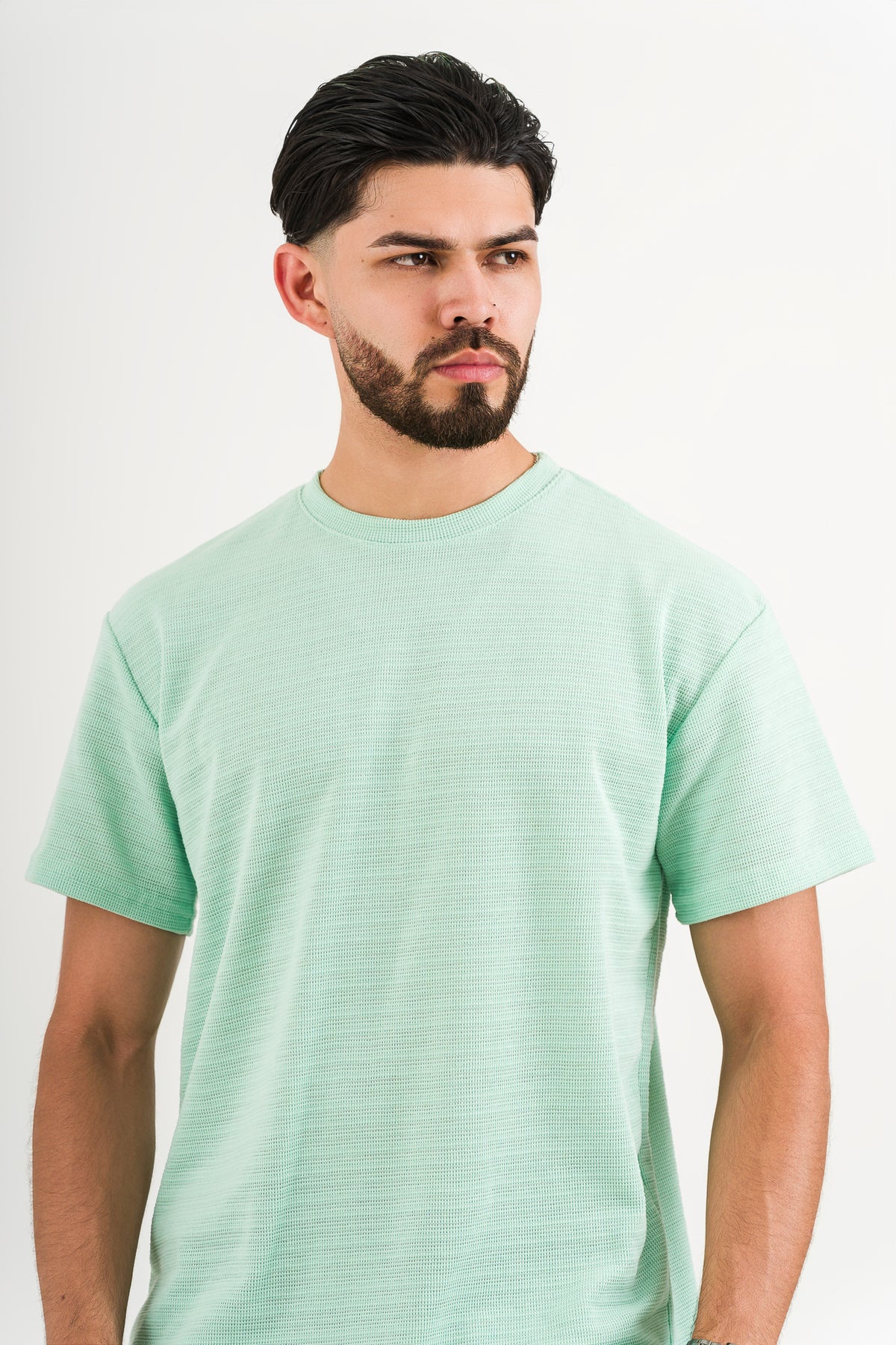 T-Shirt Text N Verde agua - Voszmen