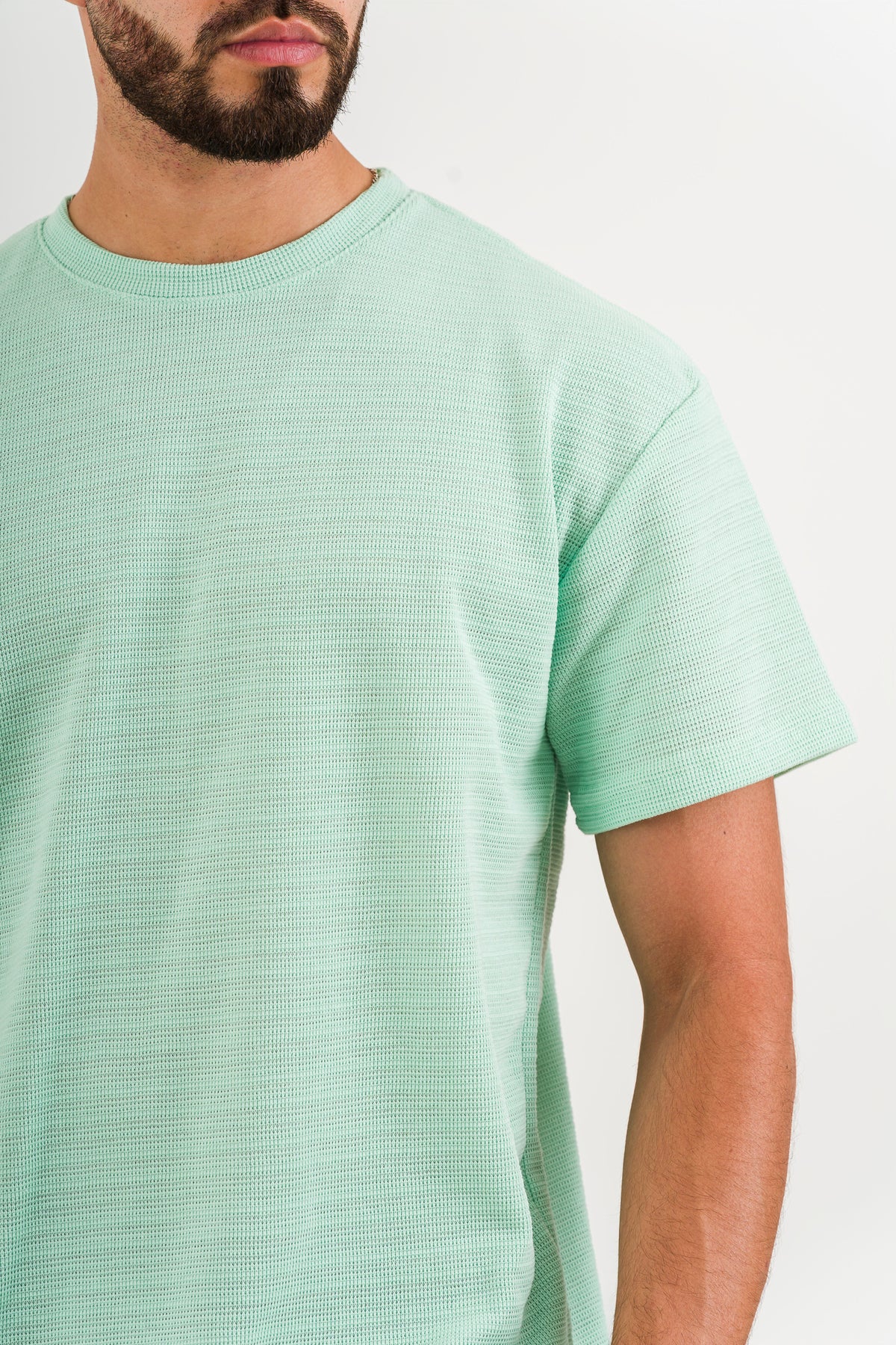 T-Shirt Text N Verde agua - Voszmen
