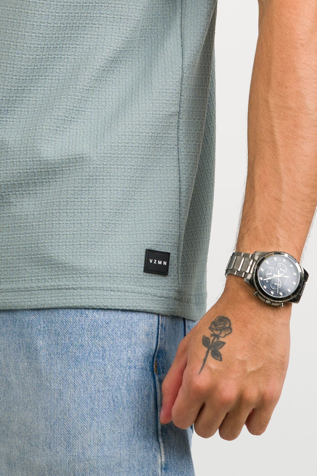 T-Shirt Text CR Verde Menta - Voszmen