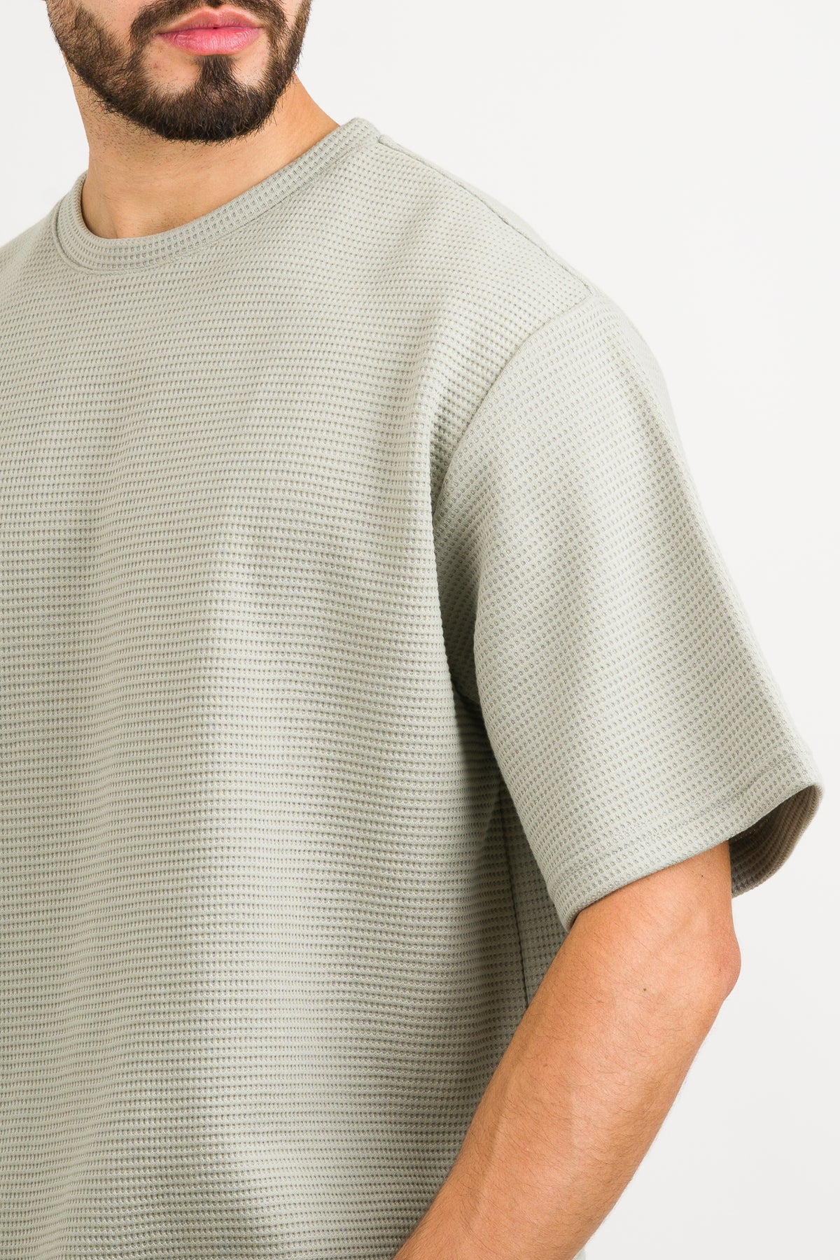 T-Shirt Over Text BA Verde Pastel - Voszmen