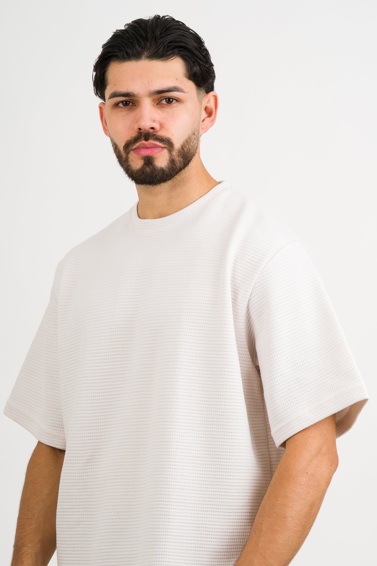 T-Shirt Over Text BA blanco H - Voszmen
