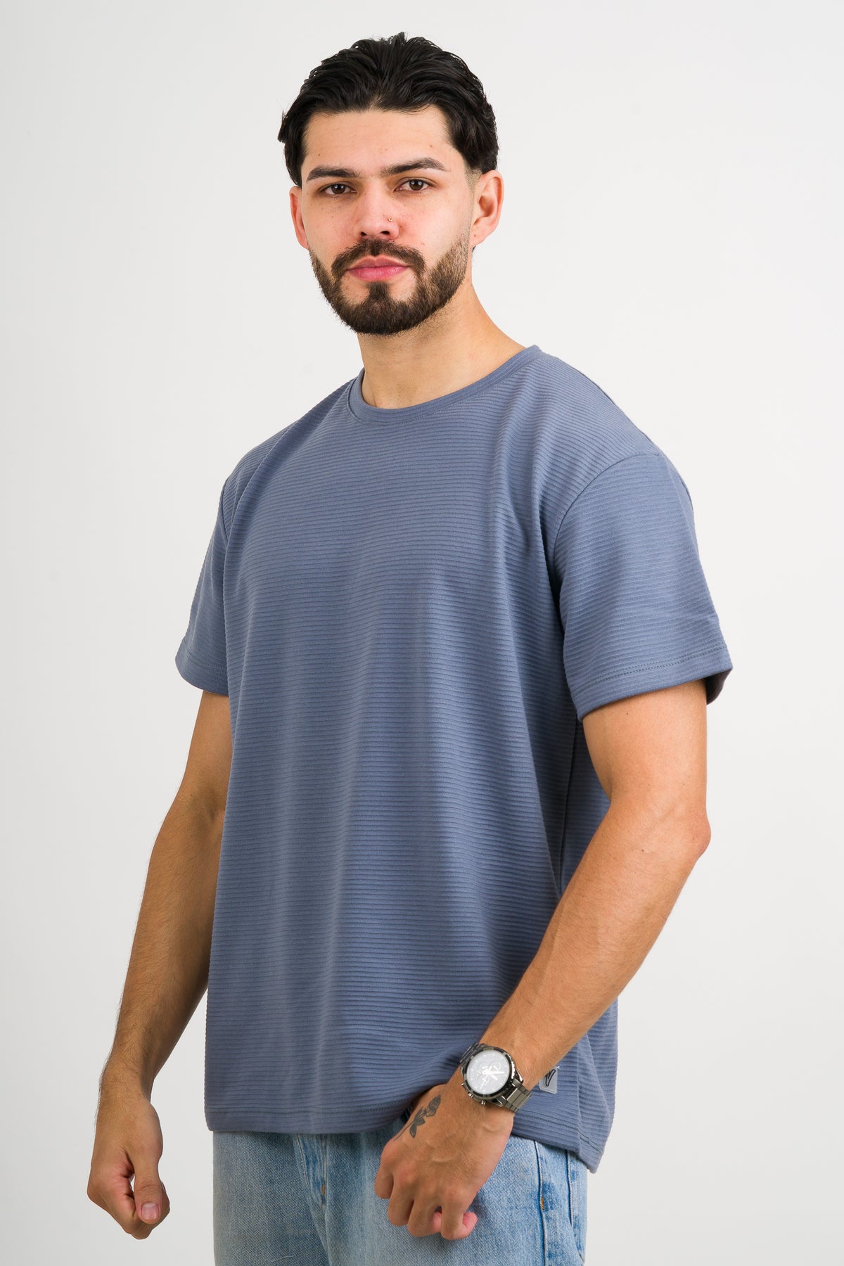 T-Shirt Text B Gris - Voszmen