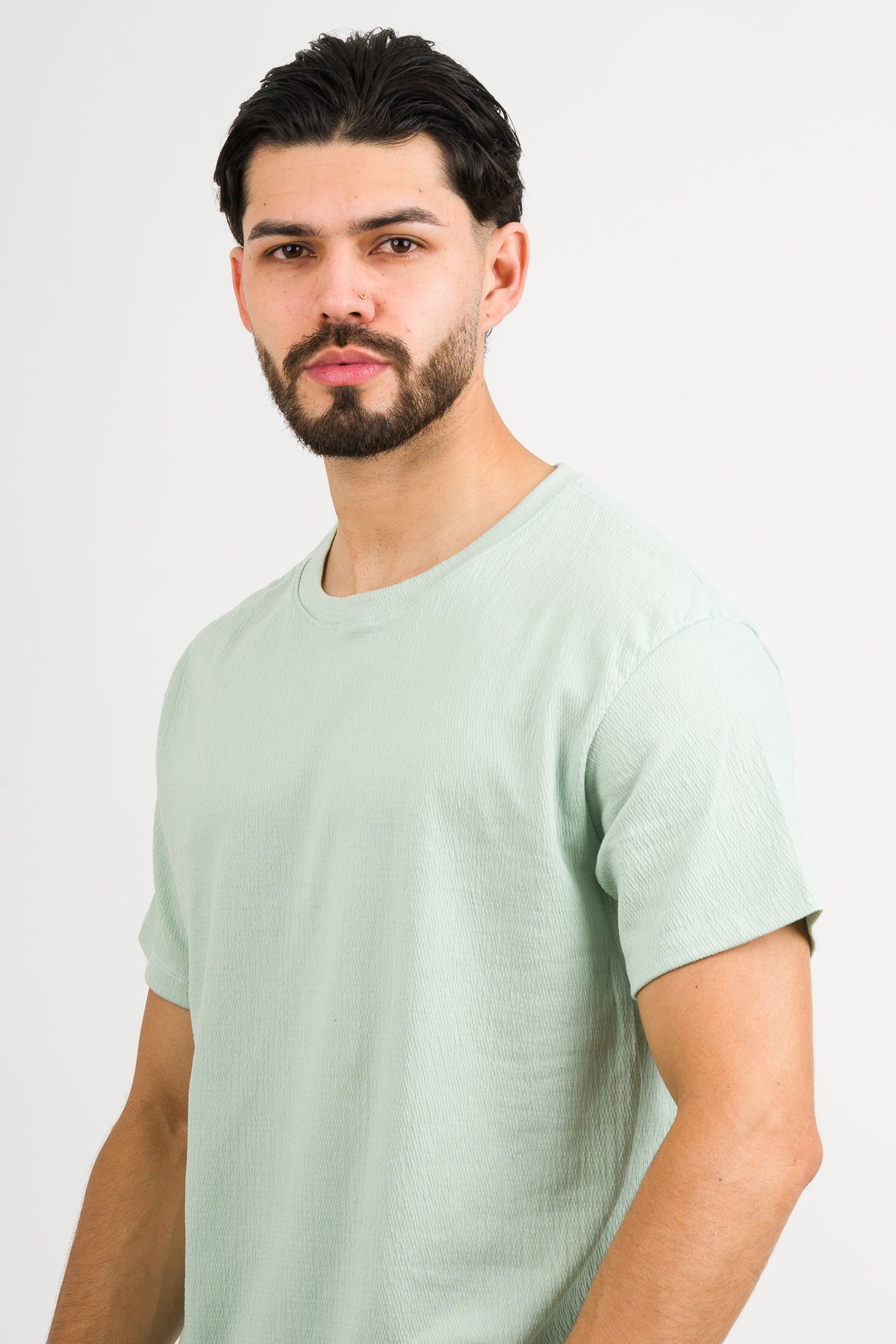 T-Shirt Text Fl Menta - Voszmen