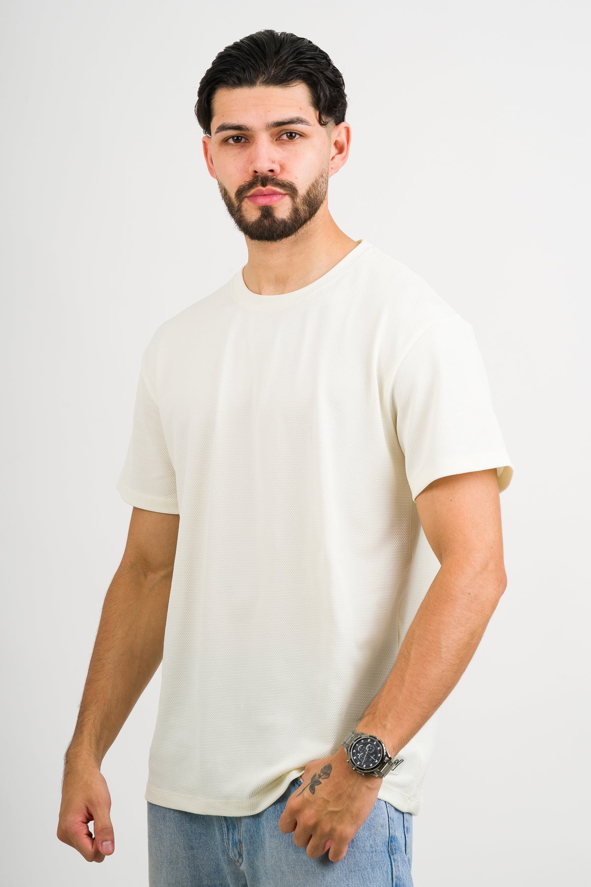 T-Shirt Text LM Blanco H - Voszmen