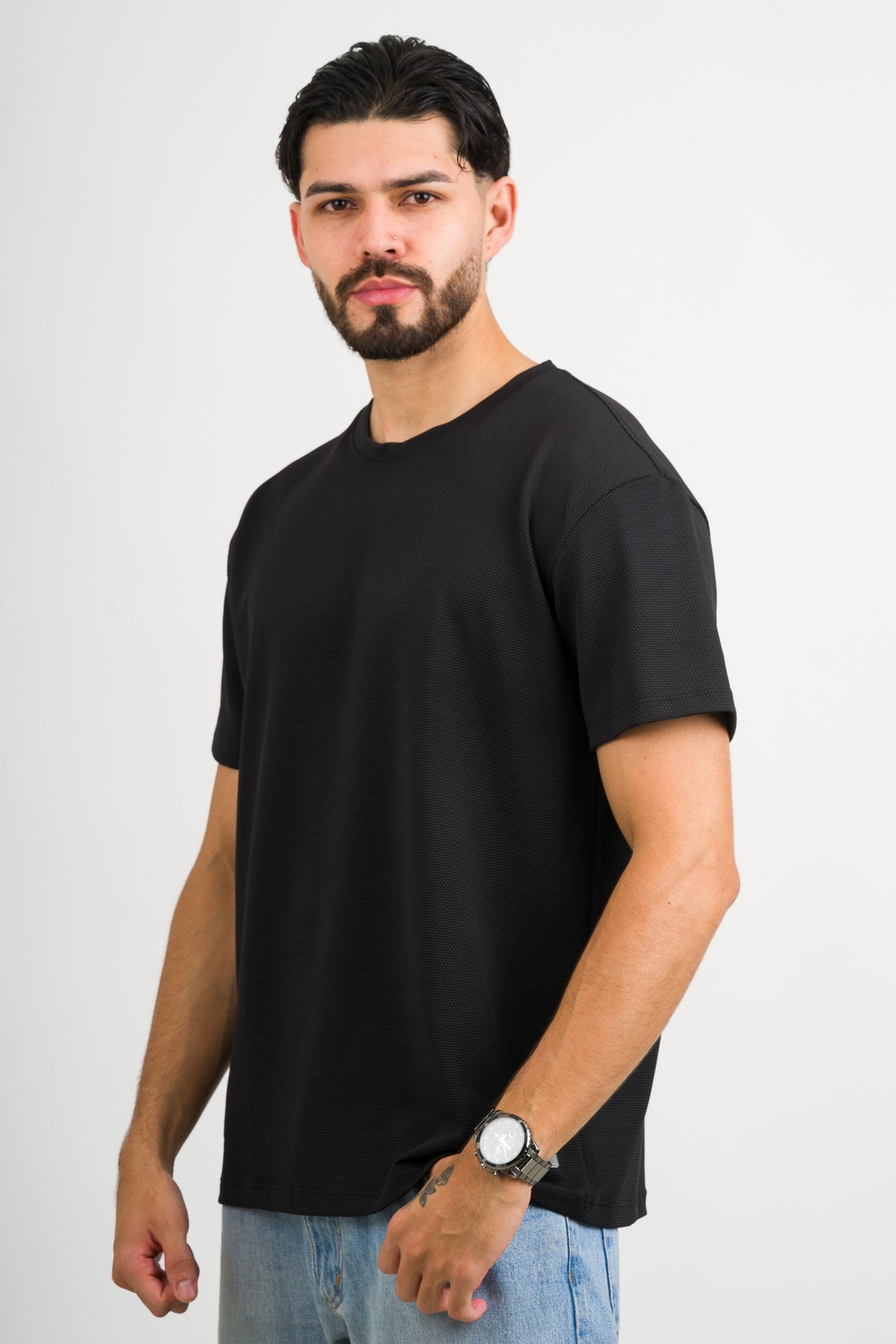 T-Shirt Text LM Negra - Voszmen