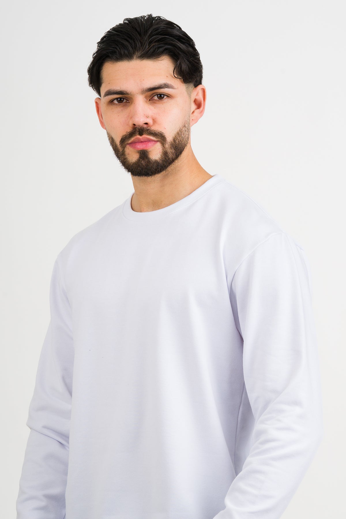 Camiseta ML Text LR Blanco - Voszmen