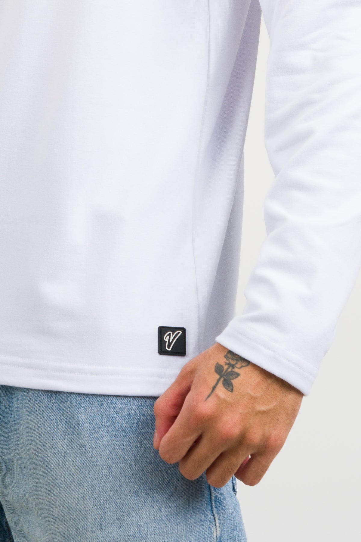 Camiseta ML Text LR Blanco - Voszmen