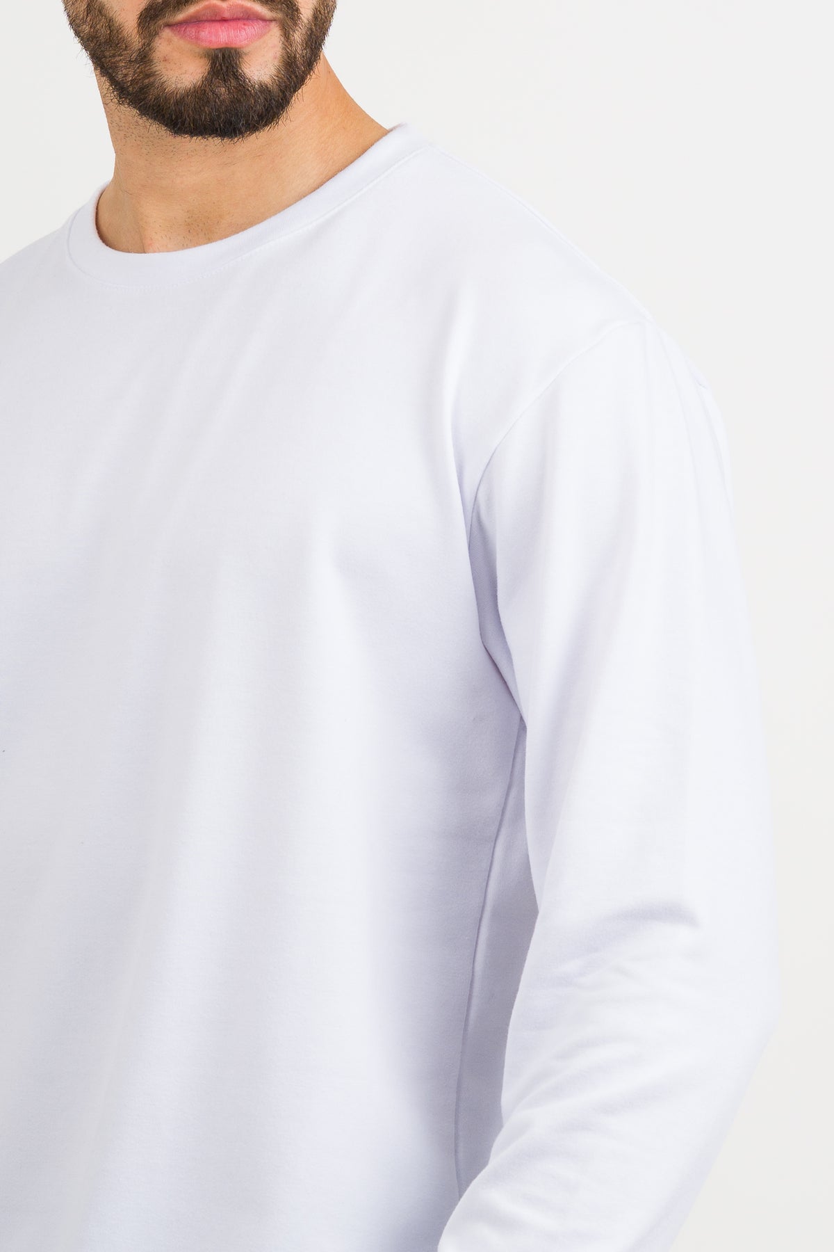 Camiseta ML Text LR Blanco - Voszmen