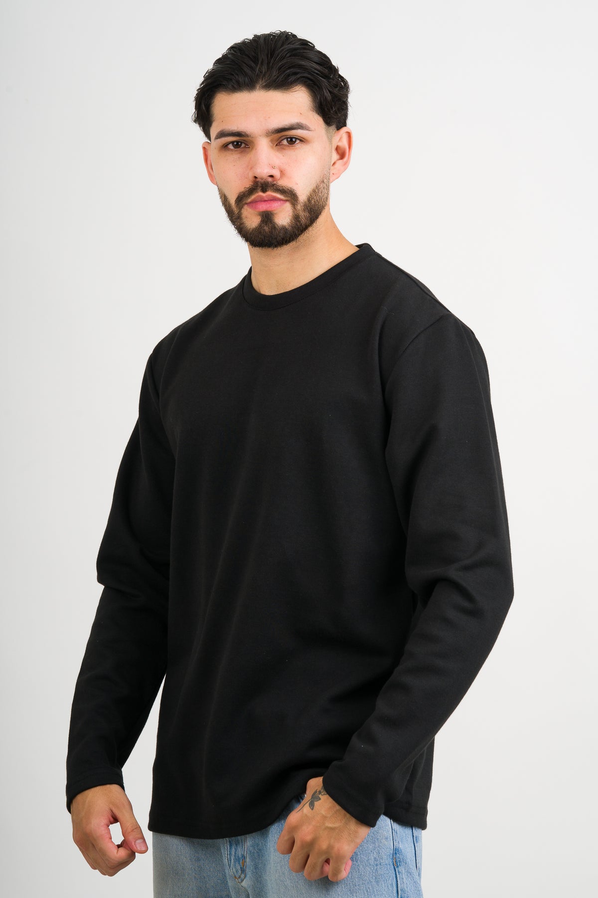 Camiseta ML Text LR Negro - Voszmen