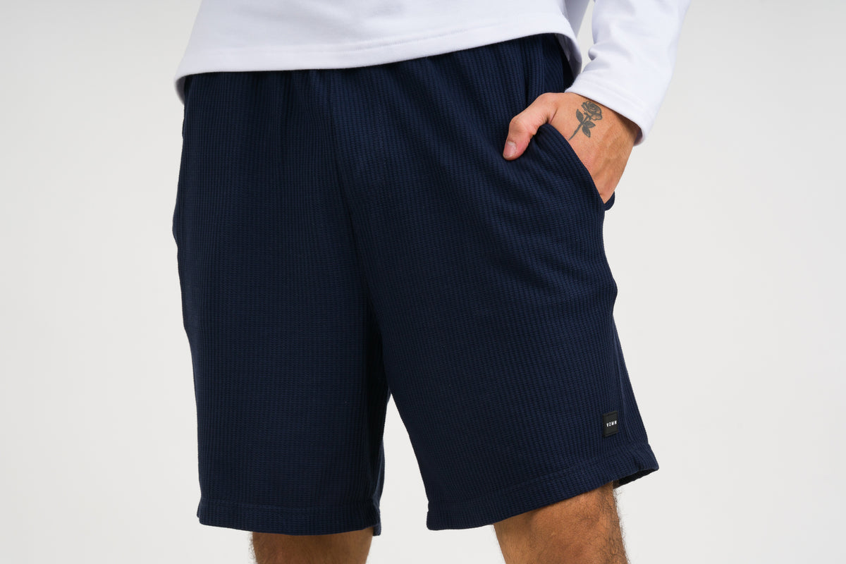 Pantaloneta Text Q Azul Navy - Voszmen