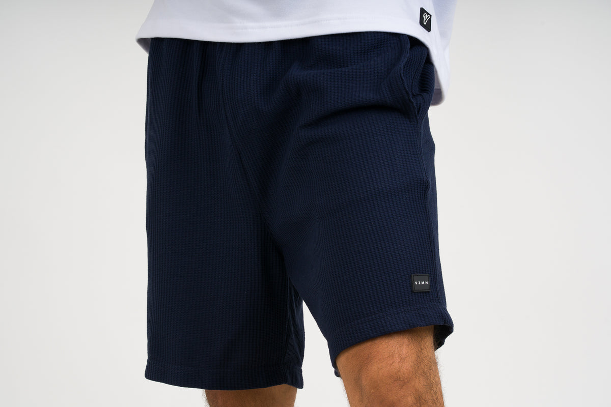 Pantaloneta Text Q Azul Navy - Voszmen