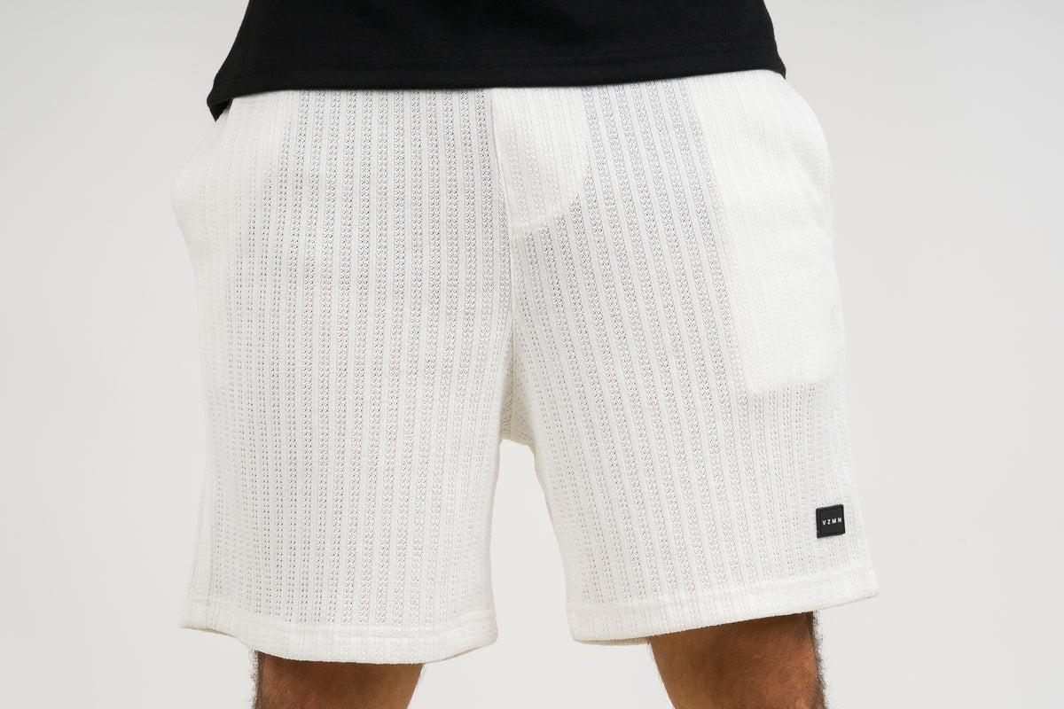 Pantaloneta Over Tejida Md Blanca - Voszmen