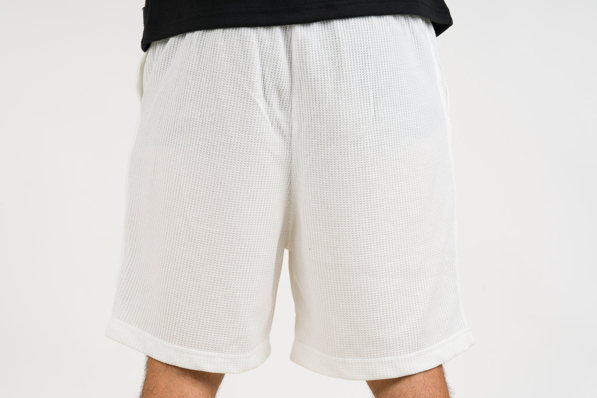 Pantaloneta Text Q Blanco Hueso - Voszmen