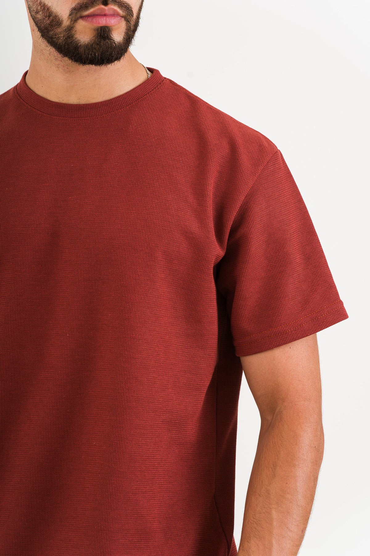 T-Shirt Text F Terracota - Voszmen