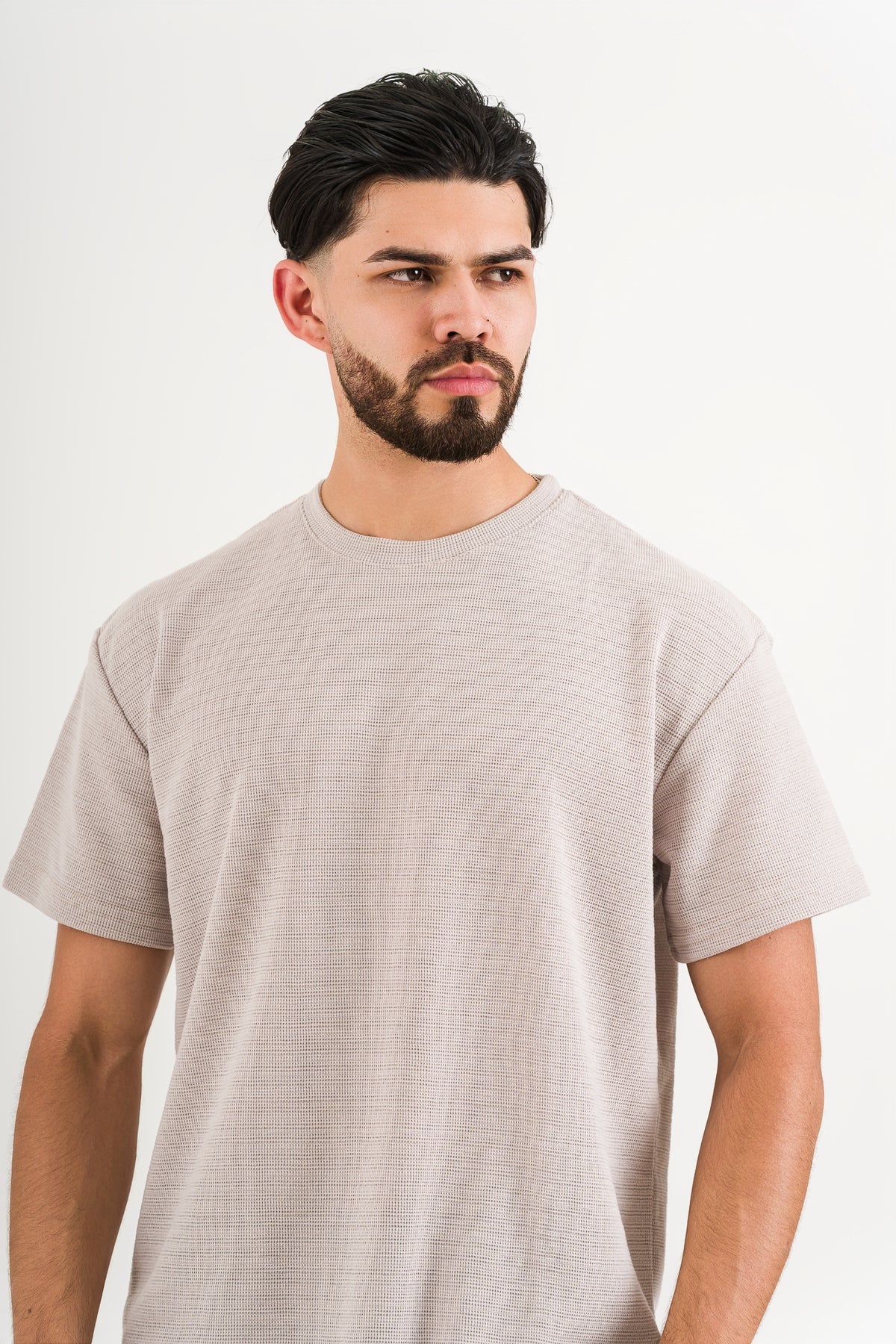 T-Shirt Text N Beige Claro - Voszmen