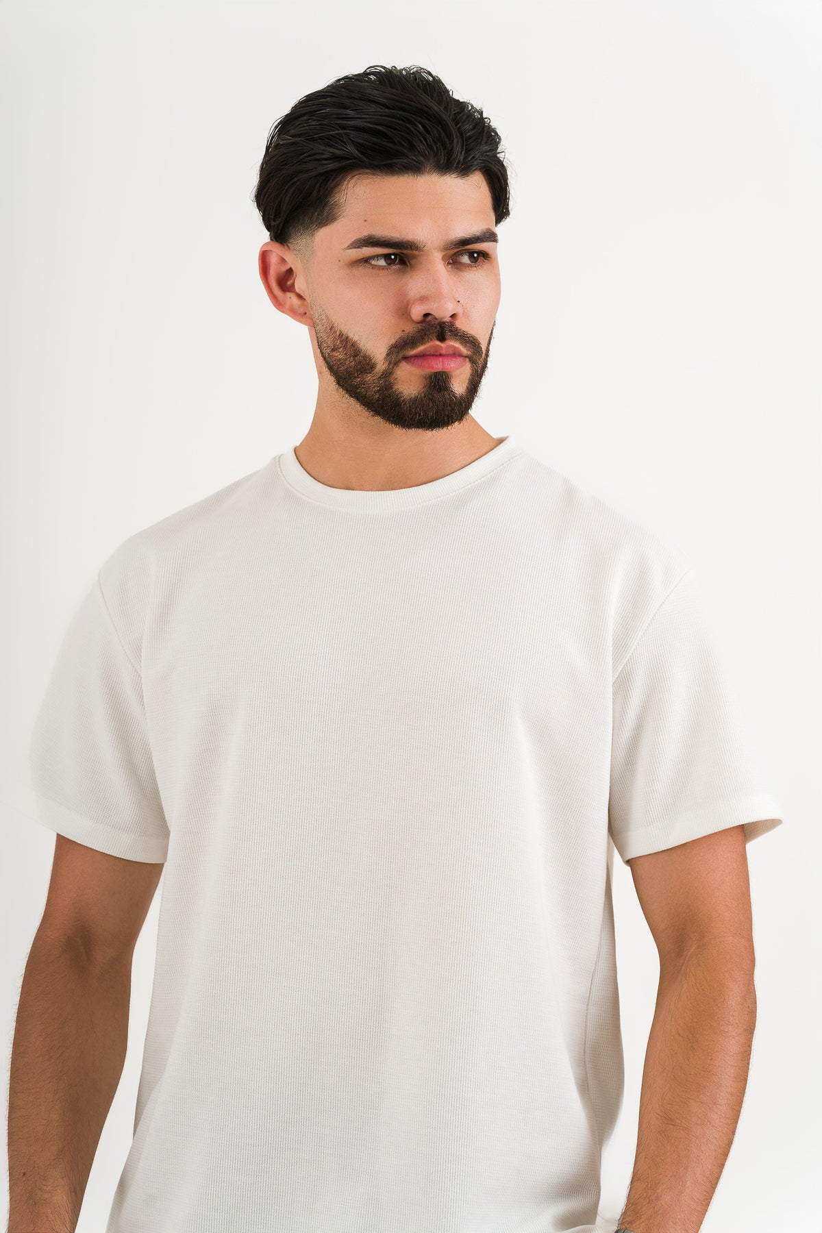 T-Shirt Text F Blanco - Voszmen