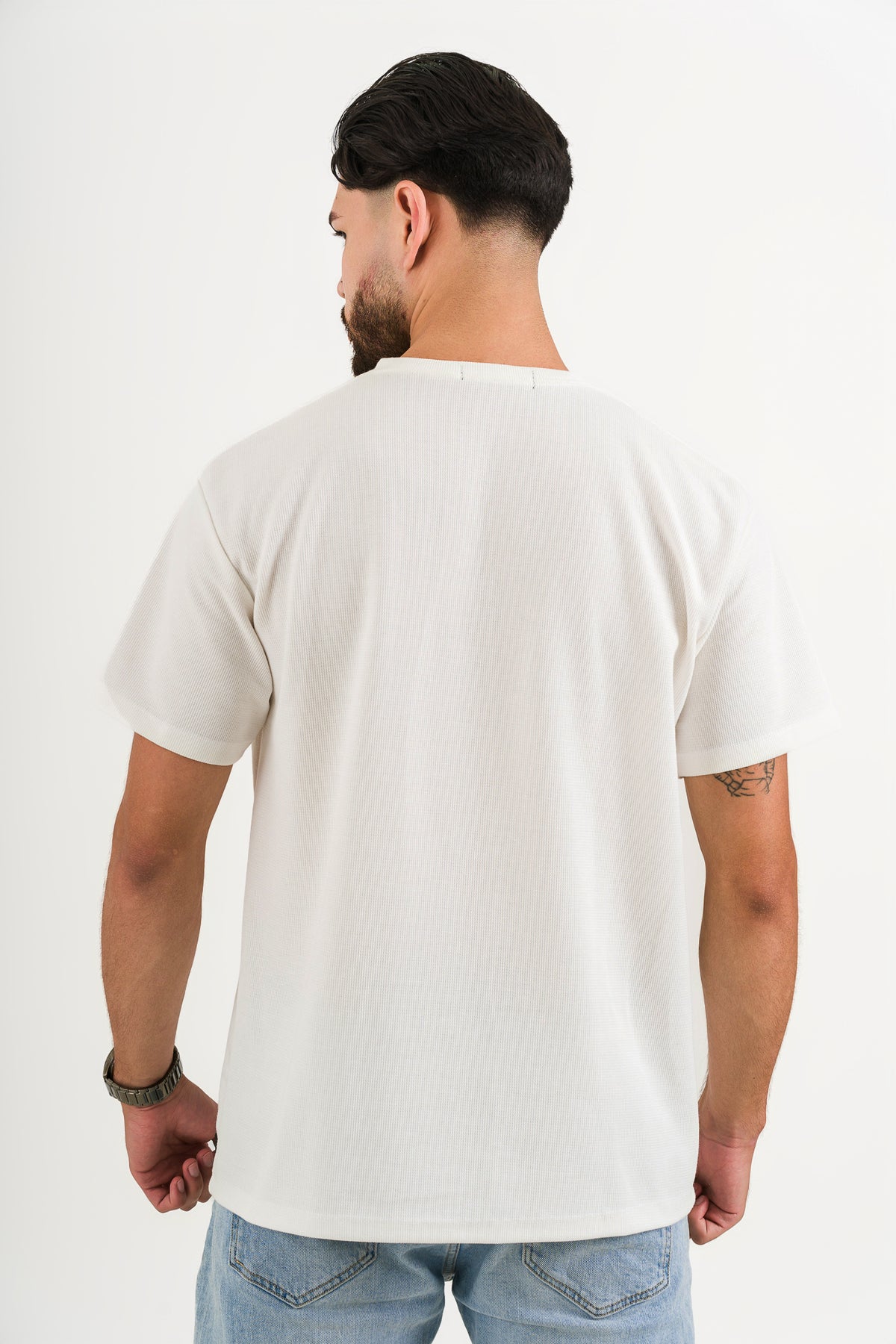 T-Shirt Text F Blanco - Voszmen