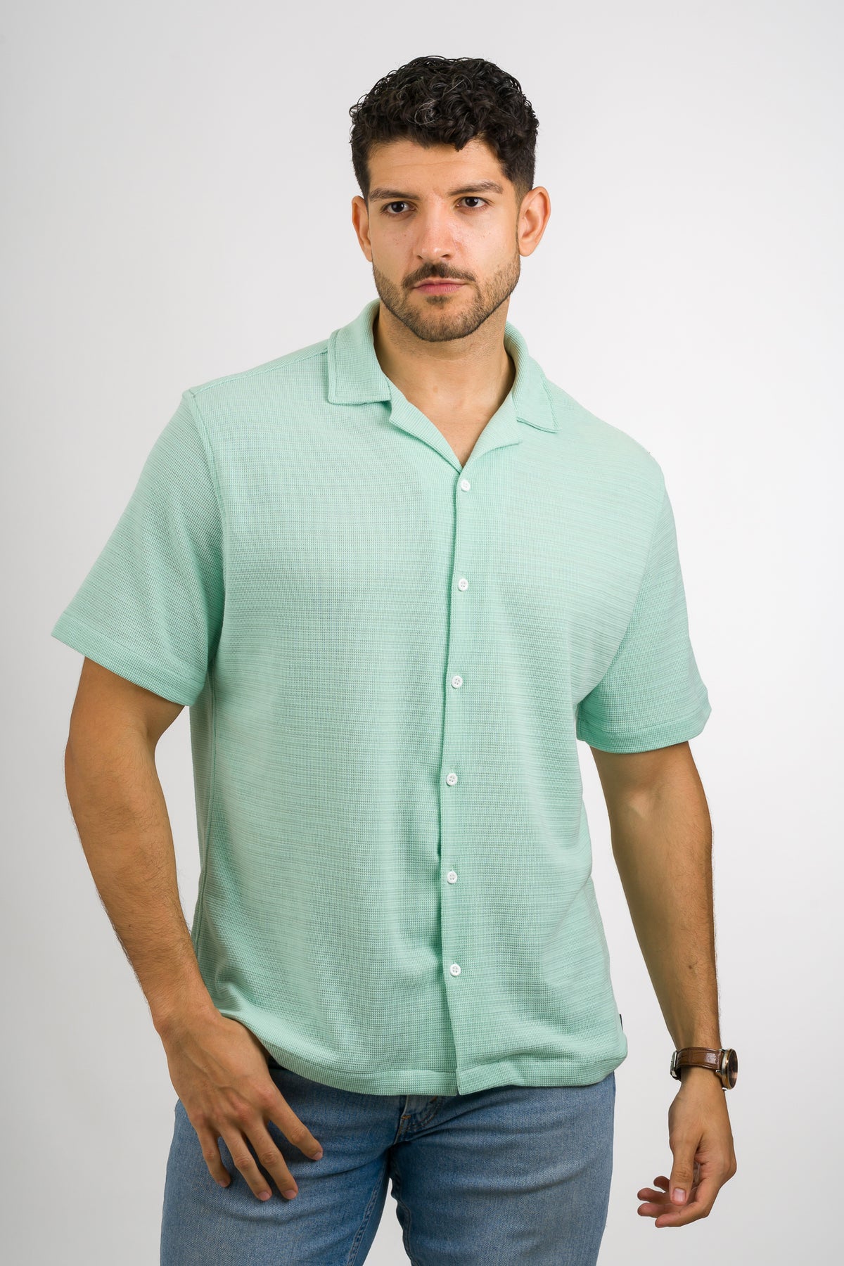 Camisa Text N Menta - Voszmen