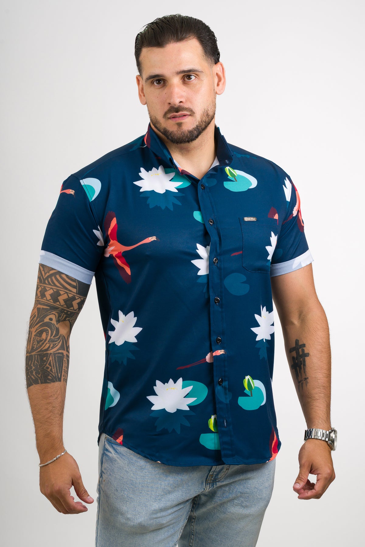 Camisa Button Costa Bird - Voszmen