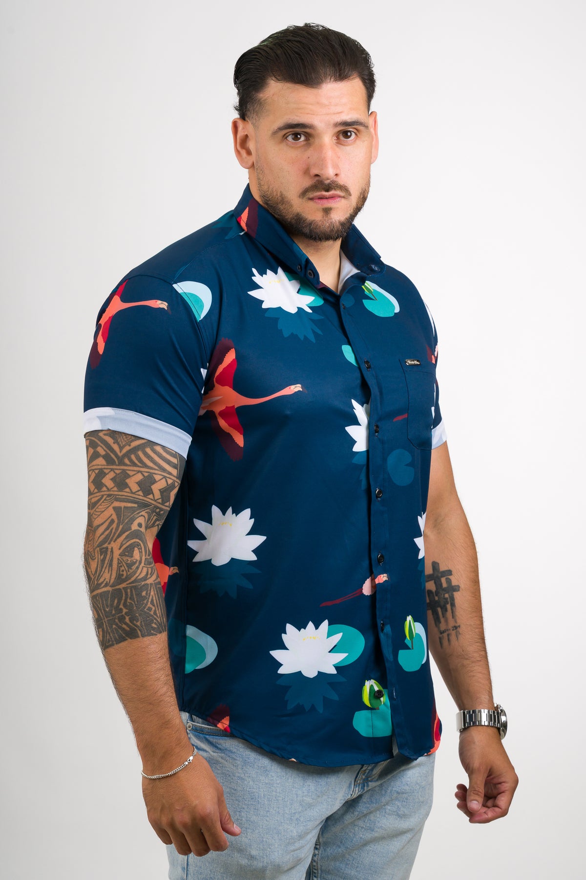 Camisa Button Costa Bird - Voszmen